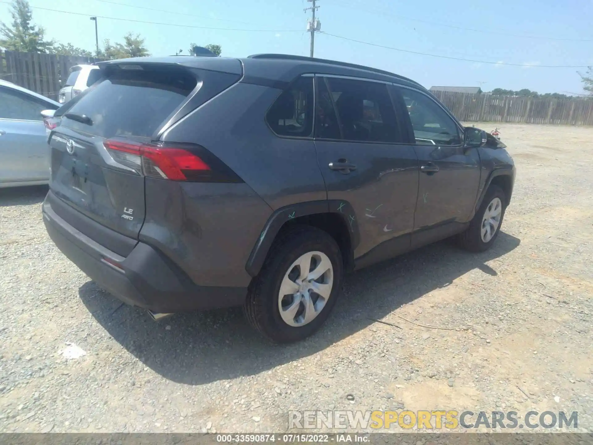 4 Photograph of a damaged car 2T3G1RFV3MC221792 TOYOTA RAV4 2021