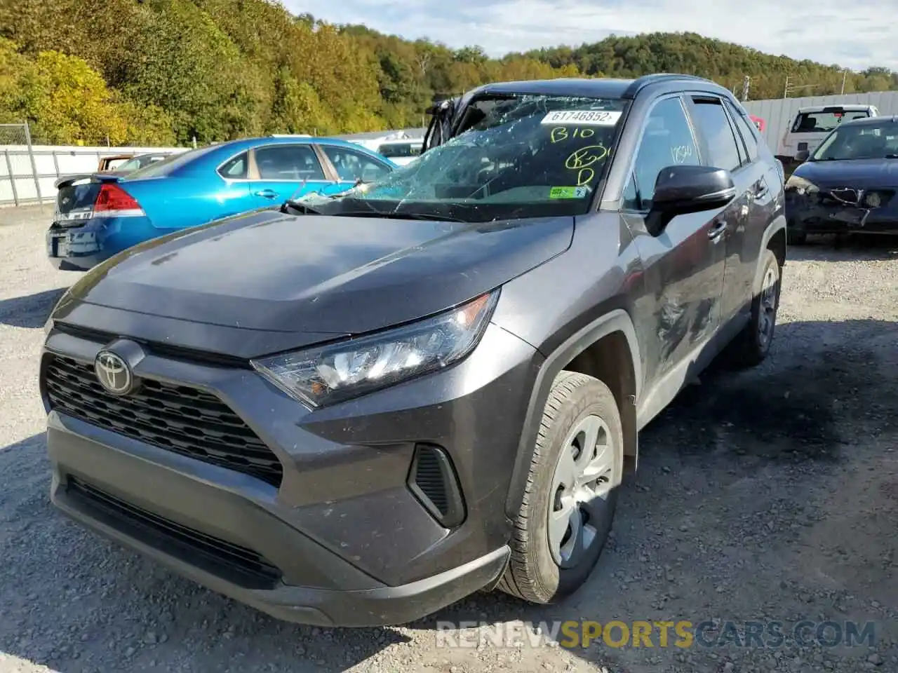 2 Photograph of a damaged car 2T3G1RFV3MC246028 TOYOTA RAV4 2021