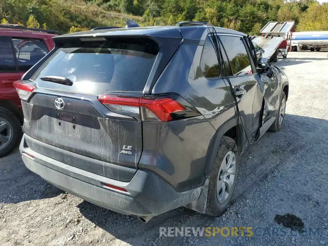 4 Photograph of a damaged car 2T3G1RFV3MC246028 TOYOTA RAV4 2021