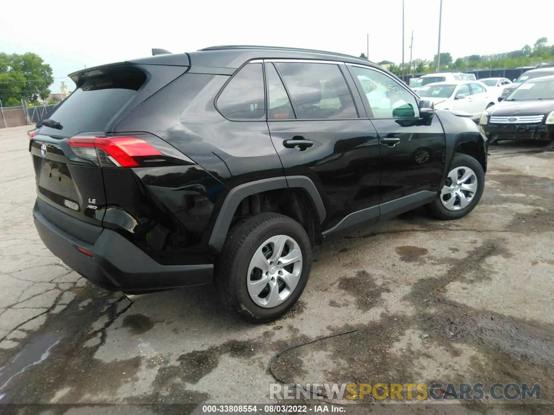 4 Photograph of a damaged car 2T3G1RFV3MW144758 TOYOTA RAV4 2021