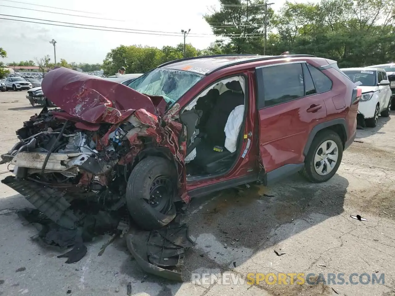 1 Photograph of a damaged car 2T3G1RFV3MW246724 TOYOTA RAV4 2021
