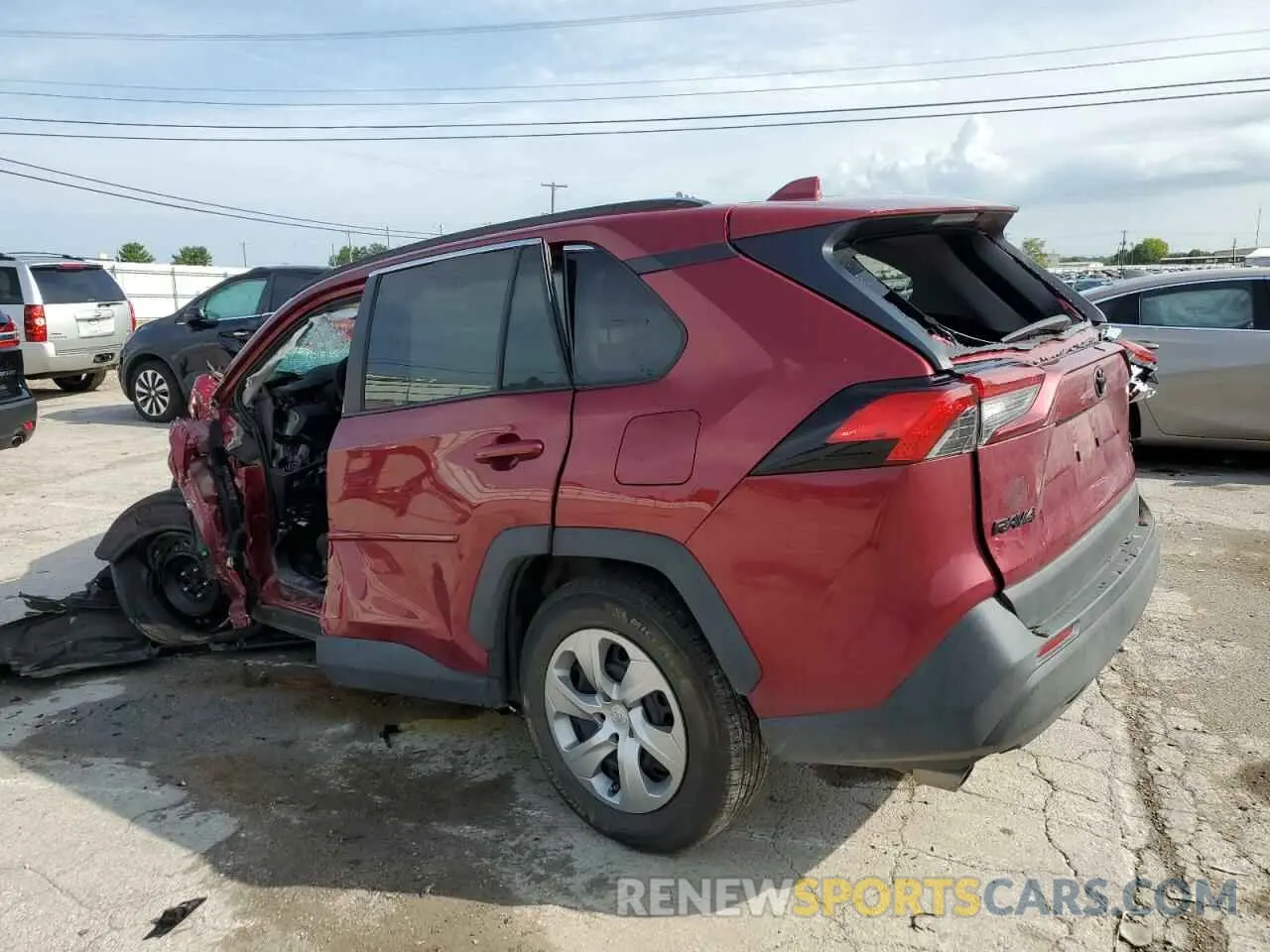 2 Photograph of a damaged car 2T3G1RFV3MW246724 TOYOTA RAV4 2021