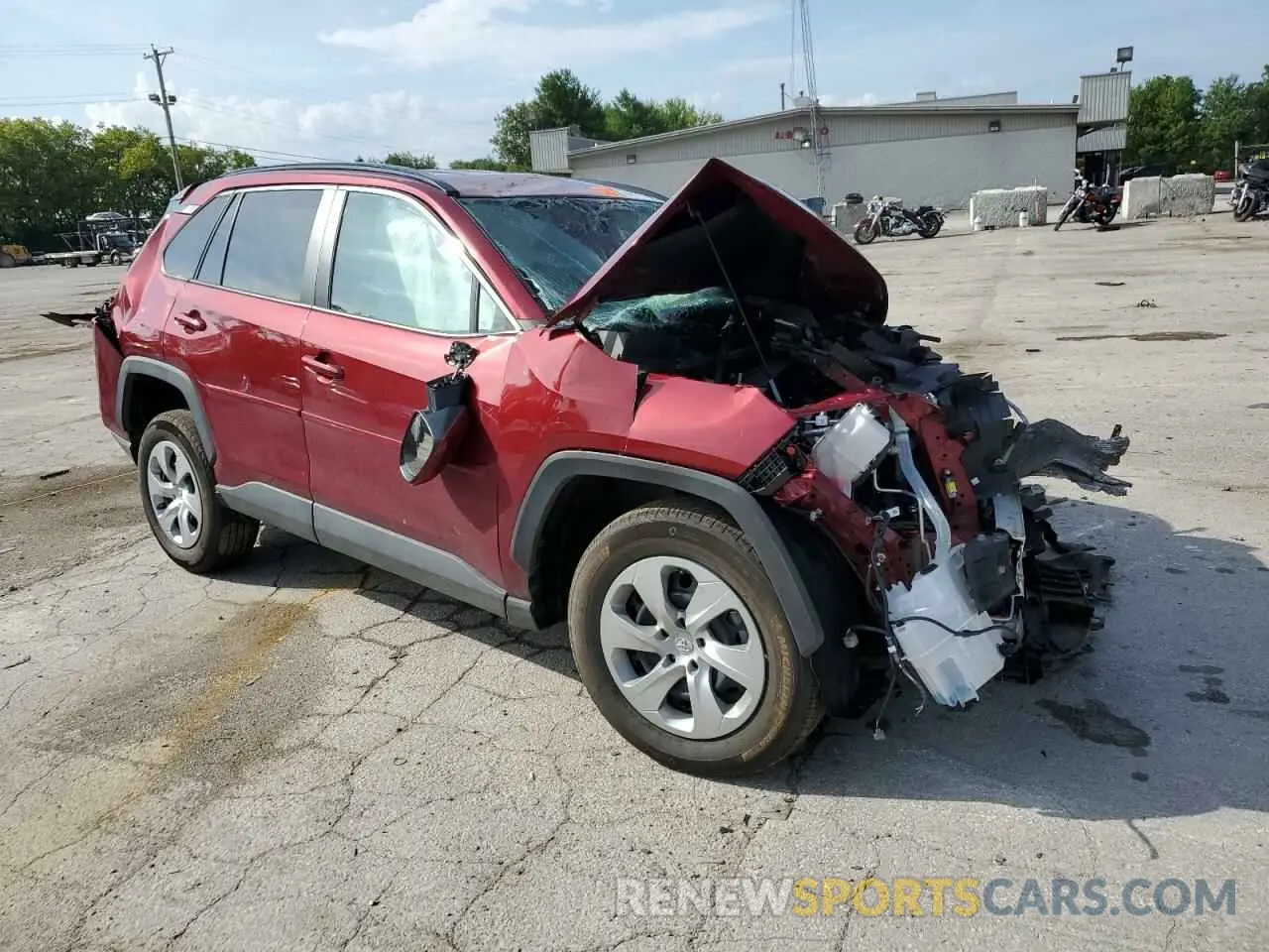 4 Photograph of a damaged car 2T3G1RFV3MW246724 TOYOTA RAV4 2021
