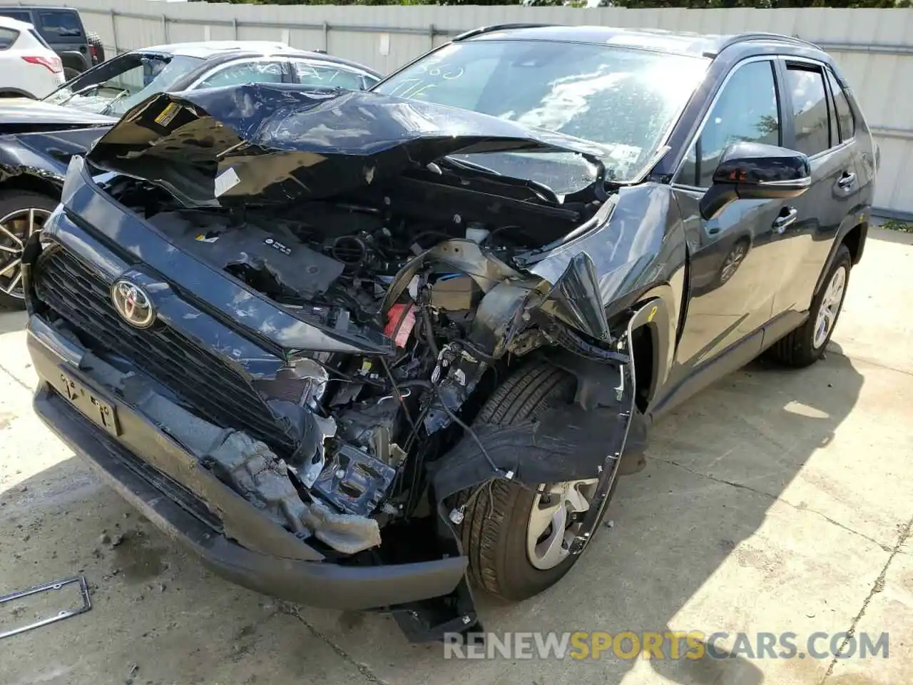 2 Photograph of a damaged car 2T3G1RFV4MC244305 TOYOTA RAV4 2021