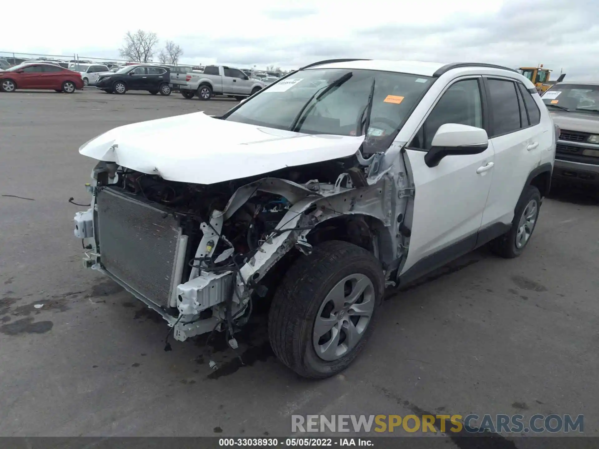 2 Photograph of a damaged car 2T3G1RFV4MW163819 TOYOTA RAV4 2021