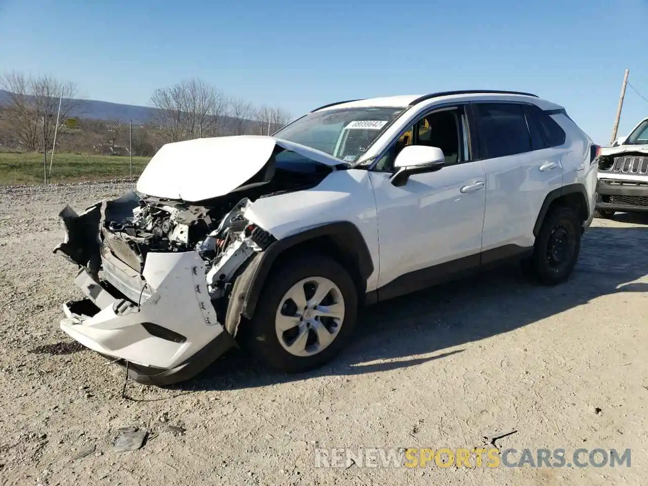 1 Photograph of a damaged car 2T3G1RFV5MC163006 TOYOTA RAV4 2021