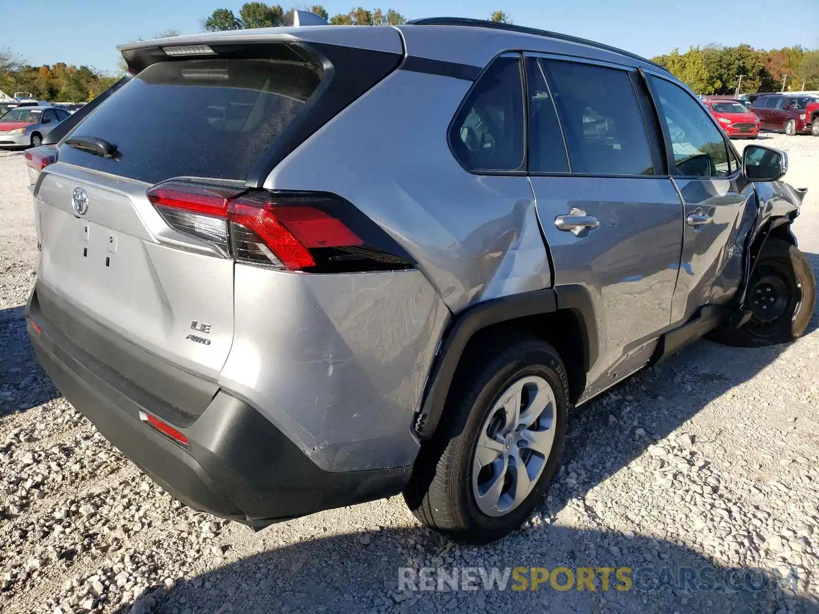 4 Photograph of a damaged car 2T3G1RFV5MC233684 TOYOTA RAV4 2021