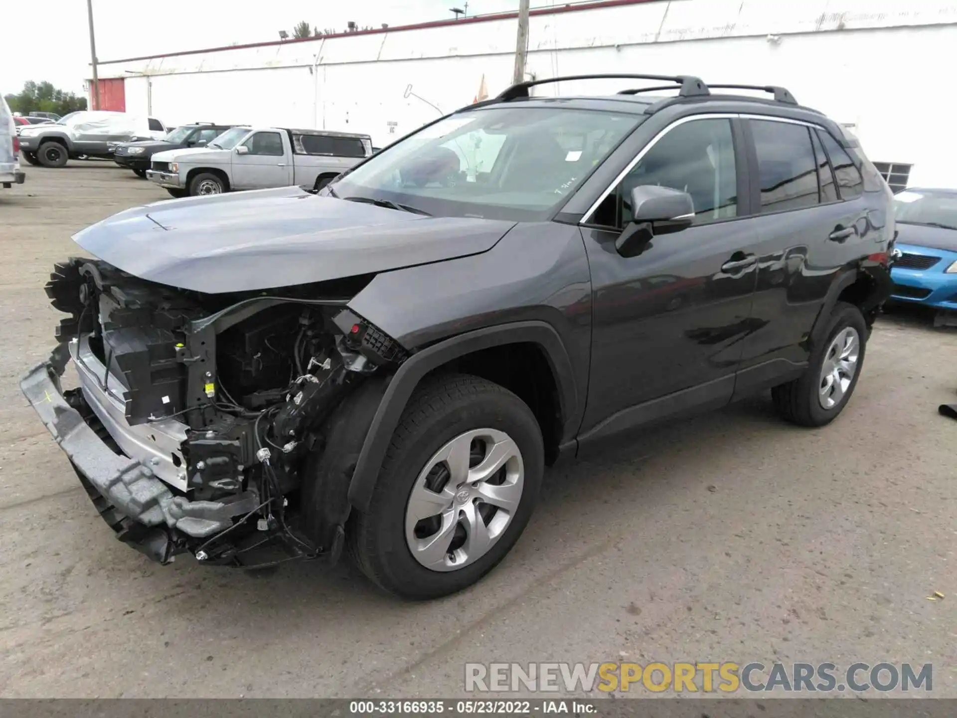 2 Photograph of a damaged car 2T3G1RFV5MC256267 TOYOTA RAV4 2021