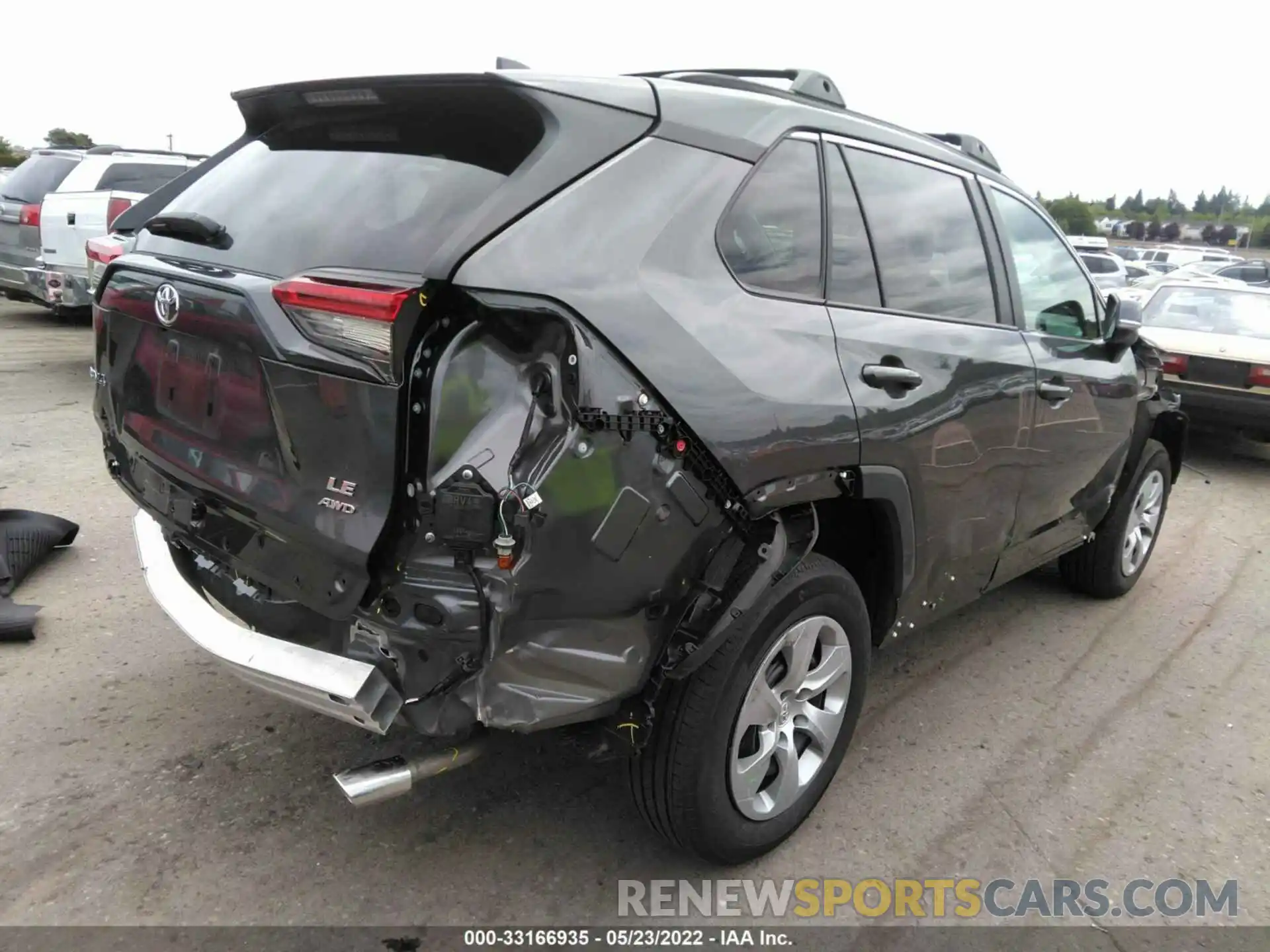 4 Photograph of a damaged car 2T3G1RFV5MC256267 TOYOTA RAV4 2021