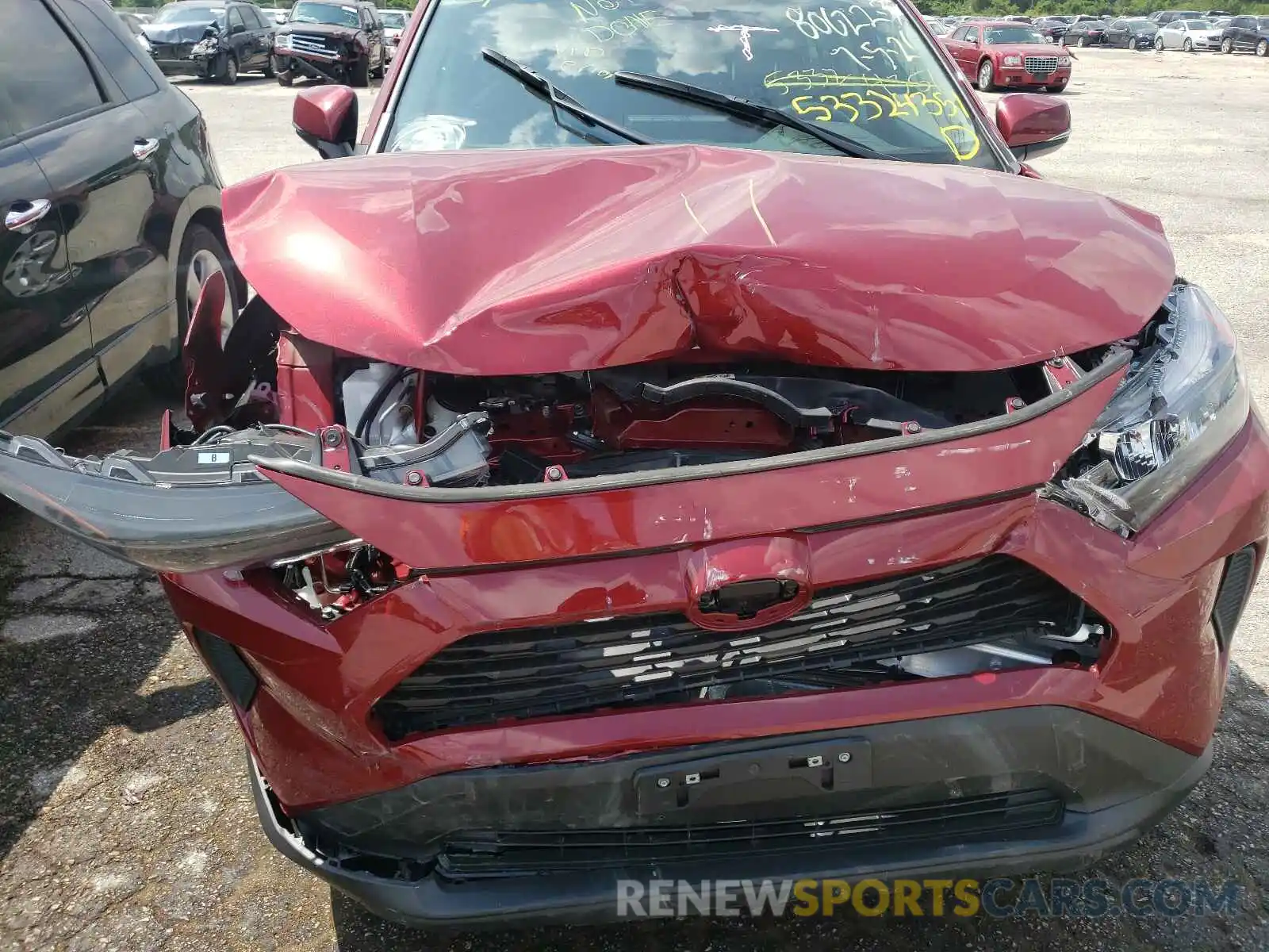 9 Photograph of a damaged car 2T3G1RFV6MC142214 TOYOTA RAV4 2021