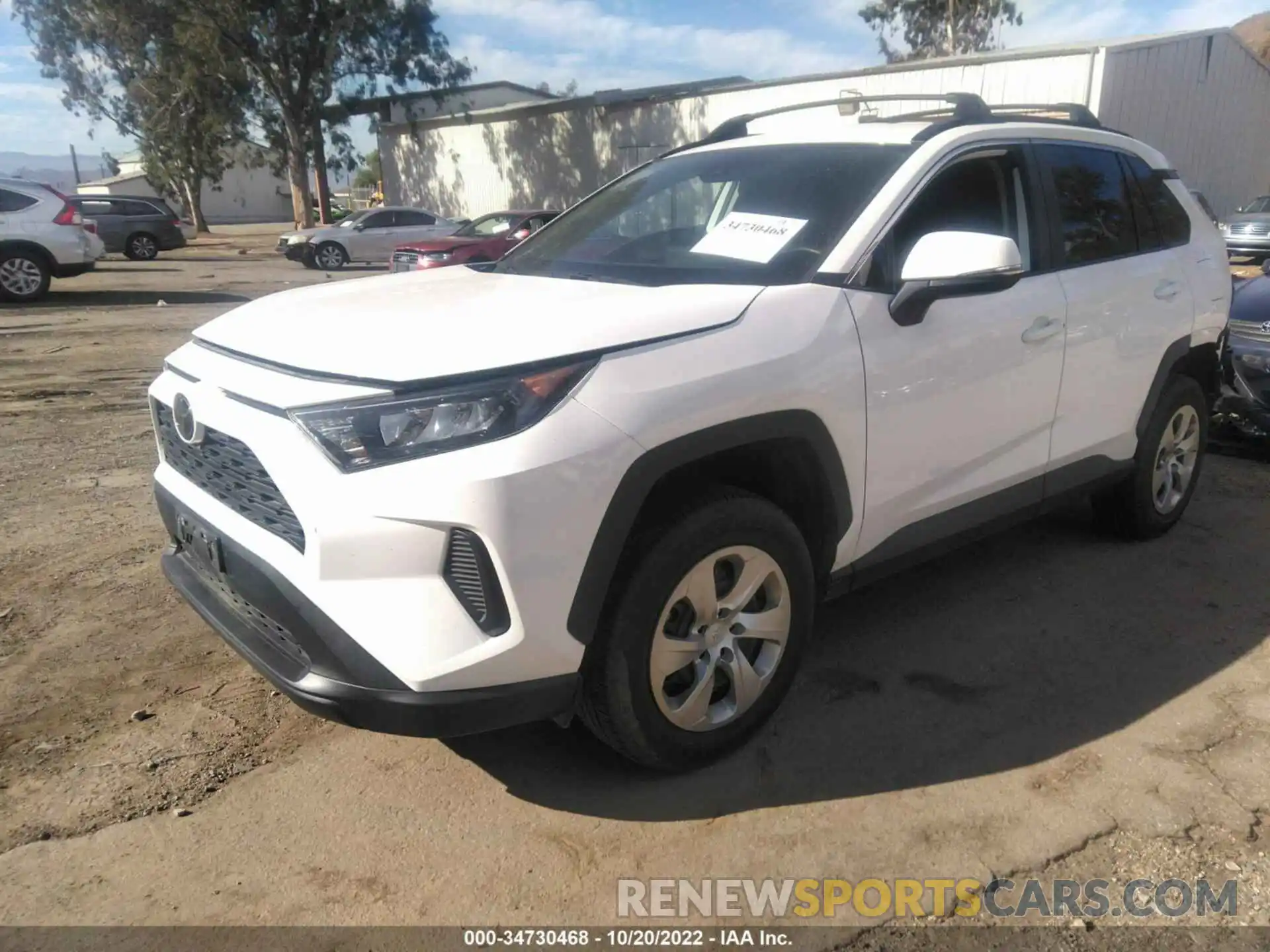 2 Photograph of a damaged car 2T3G1RFV6MC244709 TOYOTA RAV4 2021