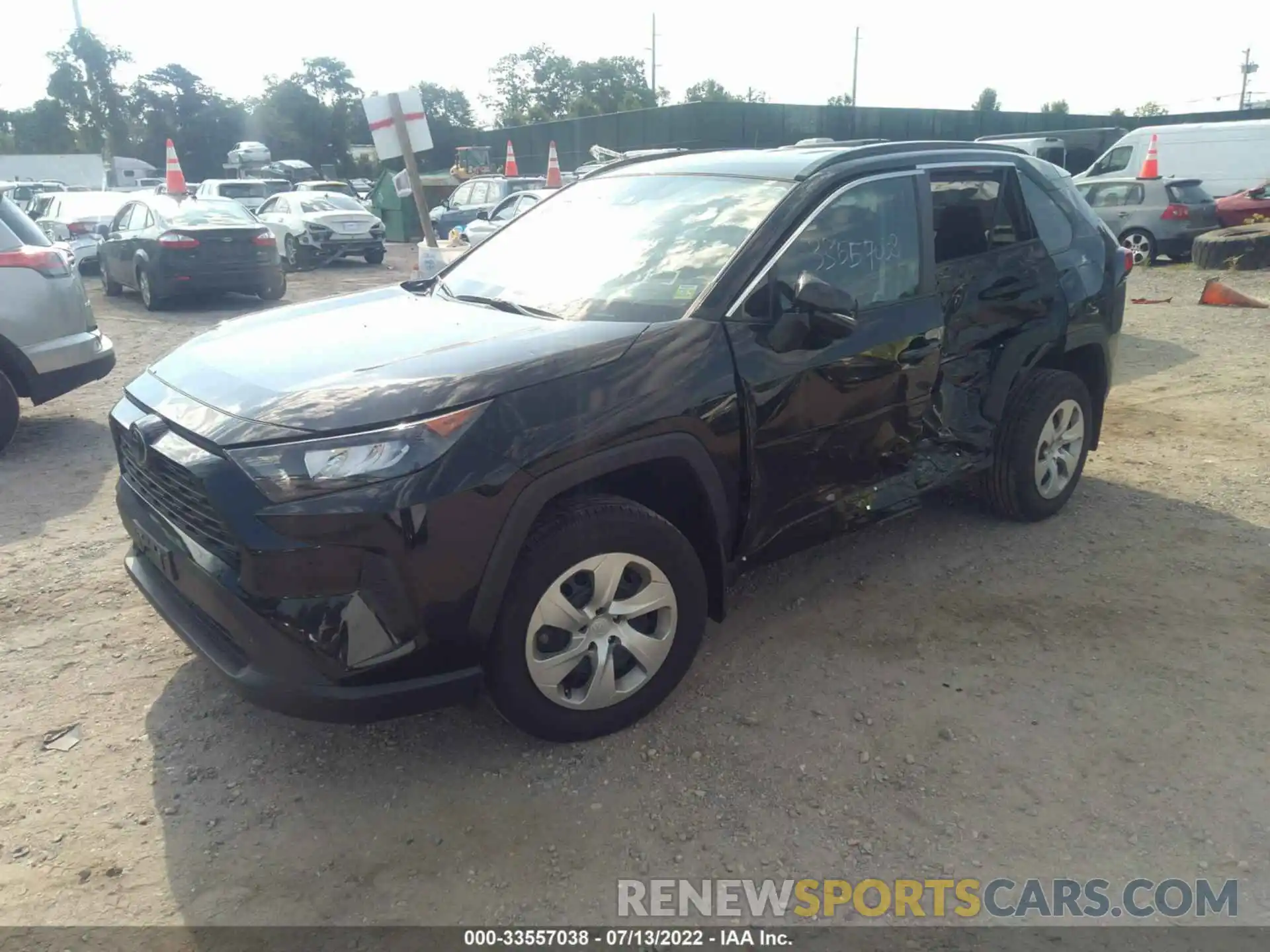 2 Photograph of a damaged car 2T3G1RFV7MC157482 TOYOTA RAV4 2021