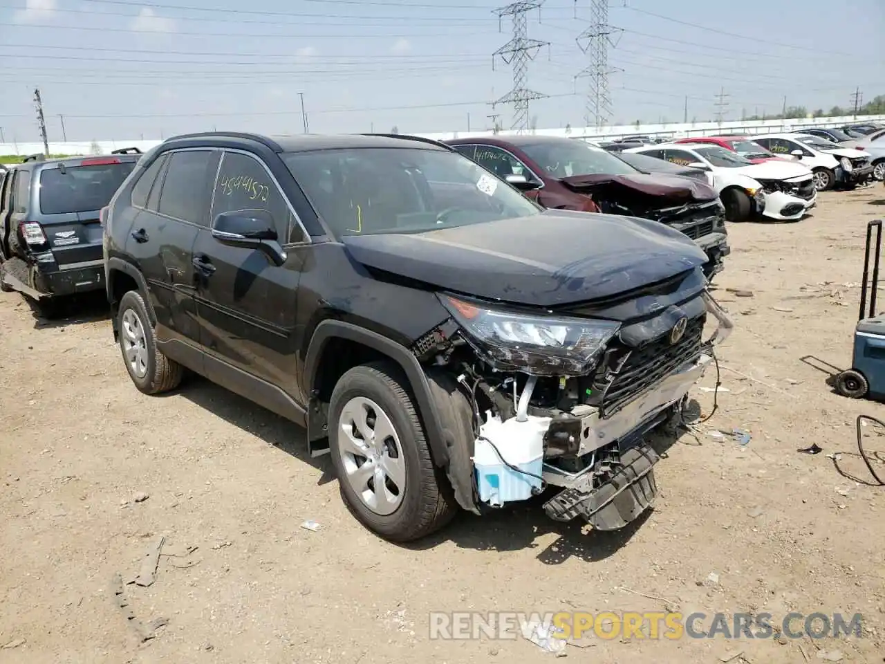 1 Photograph of a damaged car 2T3G1RFV7MC218653 TOYOTA RAV4 2021