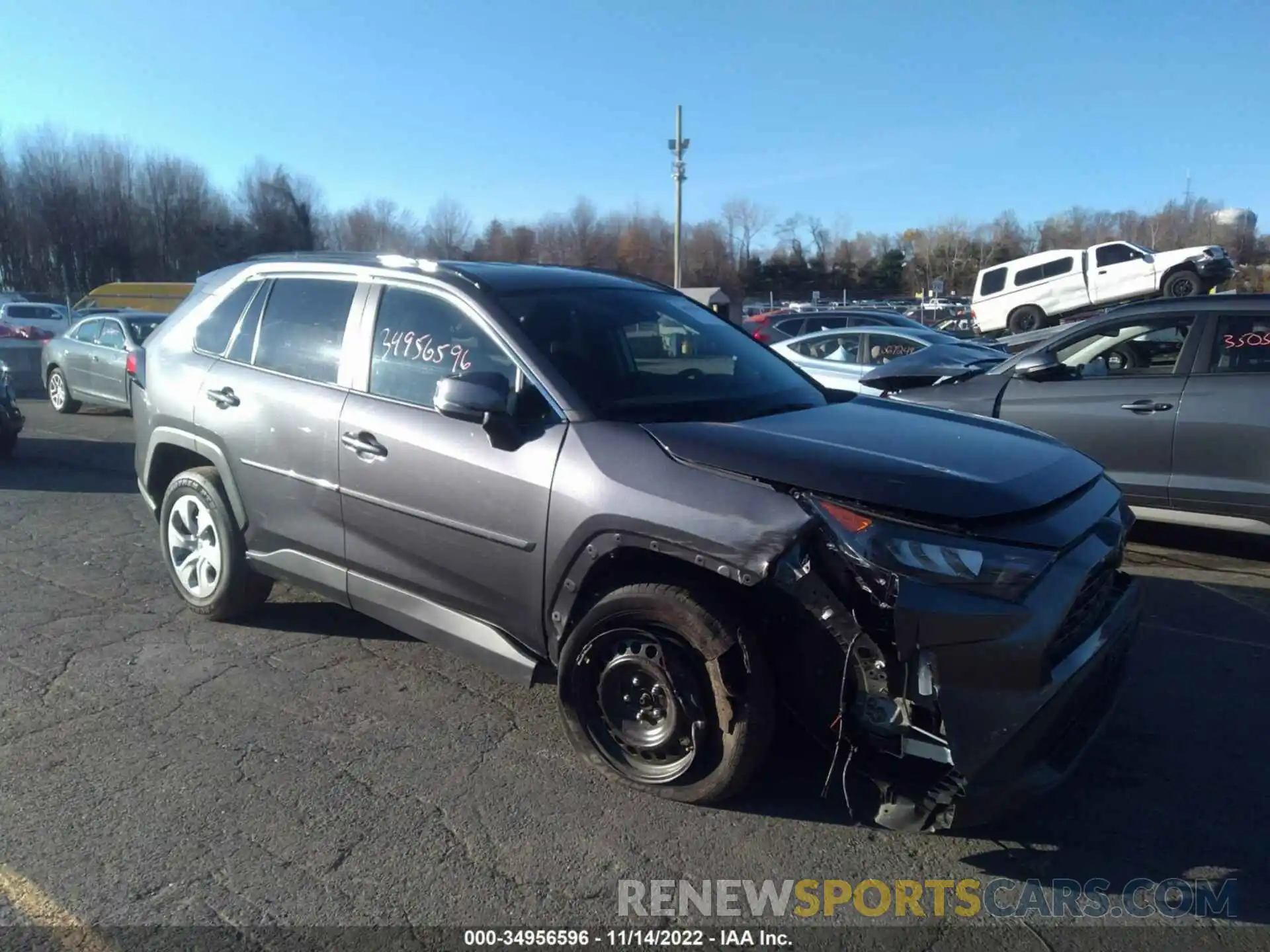 1 Photograph of a damaged car 2T3G1RFV7MC249692 TOYOTA RAV4 2021