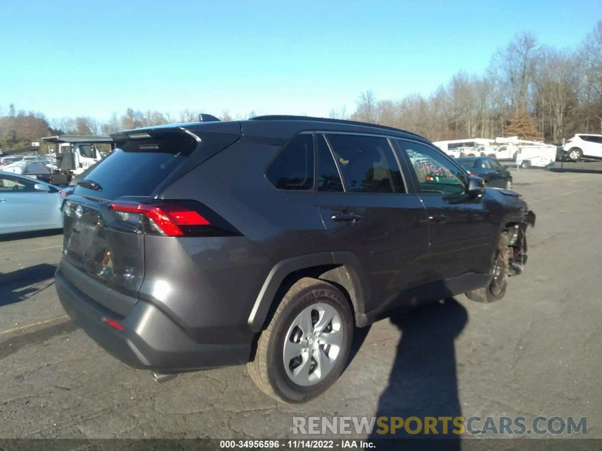 4 Photograph of a damaged car 2T3G1RFV7MC249692 TOYOTA RAV4 2021