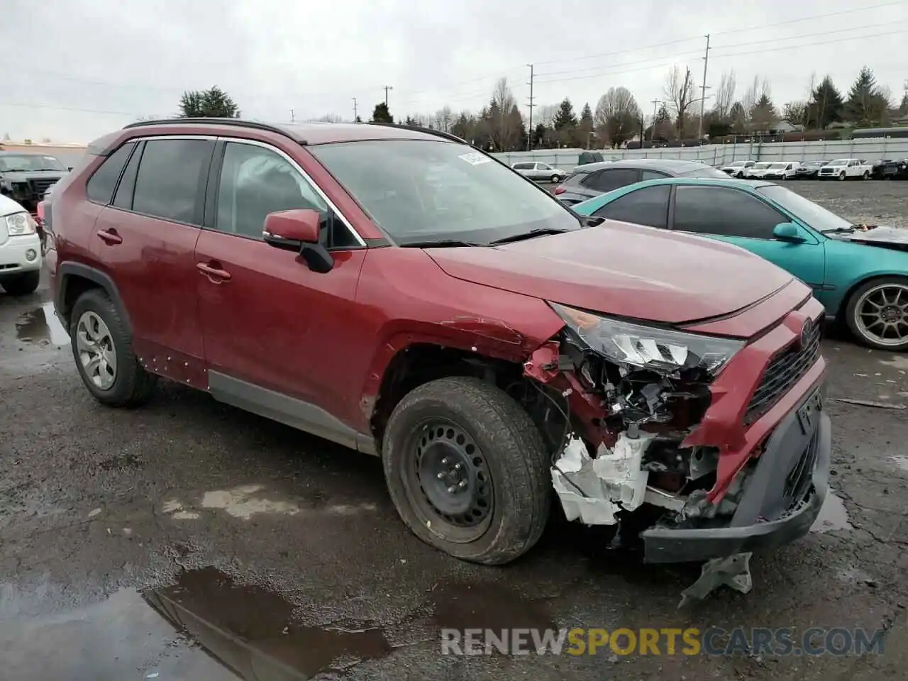 4 Photograph of a damaged car 2T3G1RFV7MW154774 TOYOTA RAV4 2021