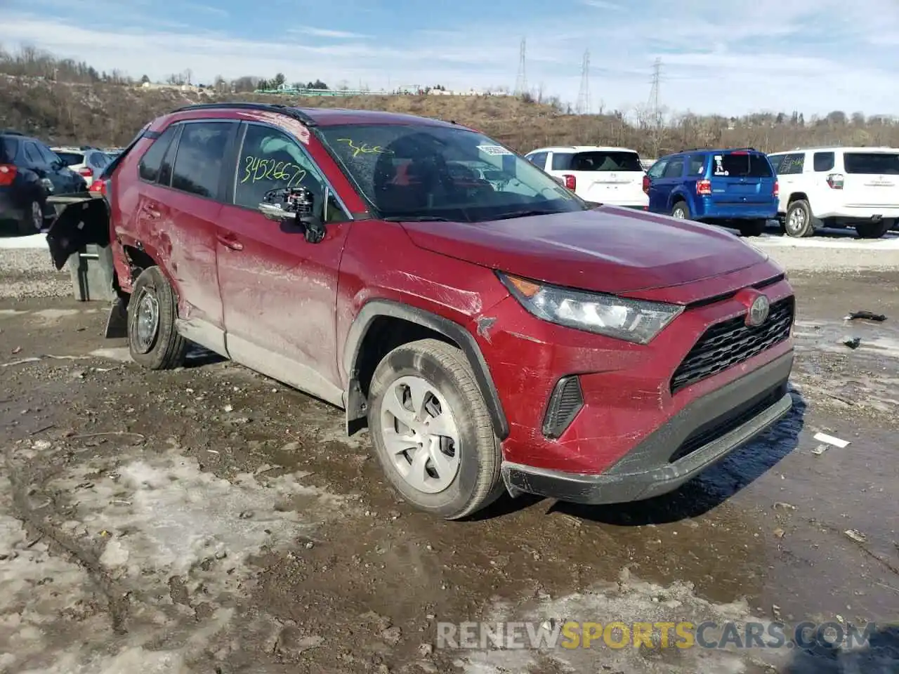 1 Photograph of a damaged car 2T3G1RFV8MW178534 TOYOTA RAV4 2021