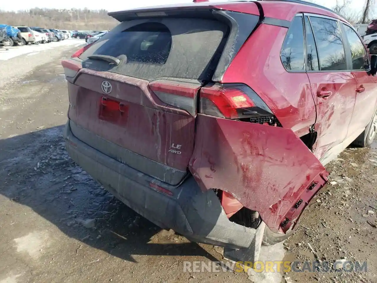 9 Photograph of a damaged car 2T3G1RFV8MW178534 TOYOTA RAV4 2021