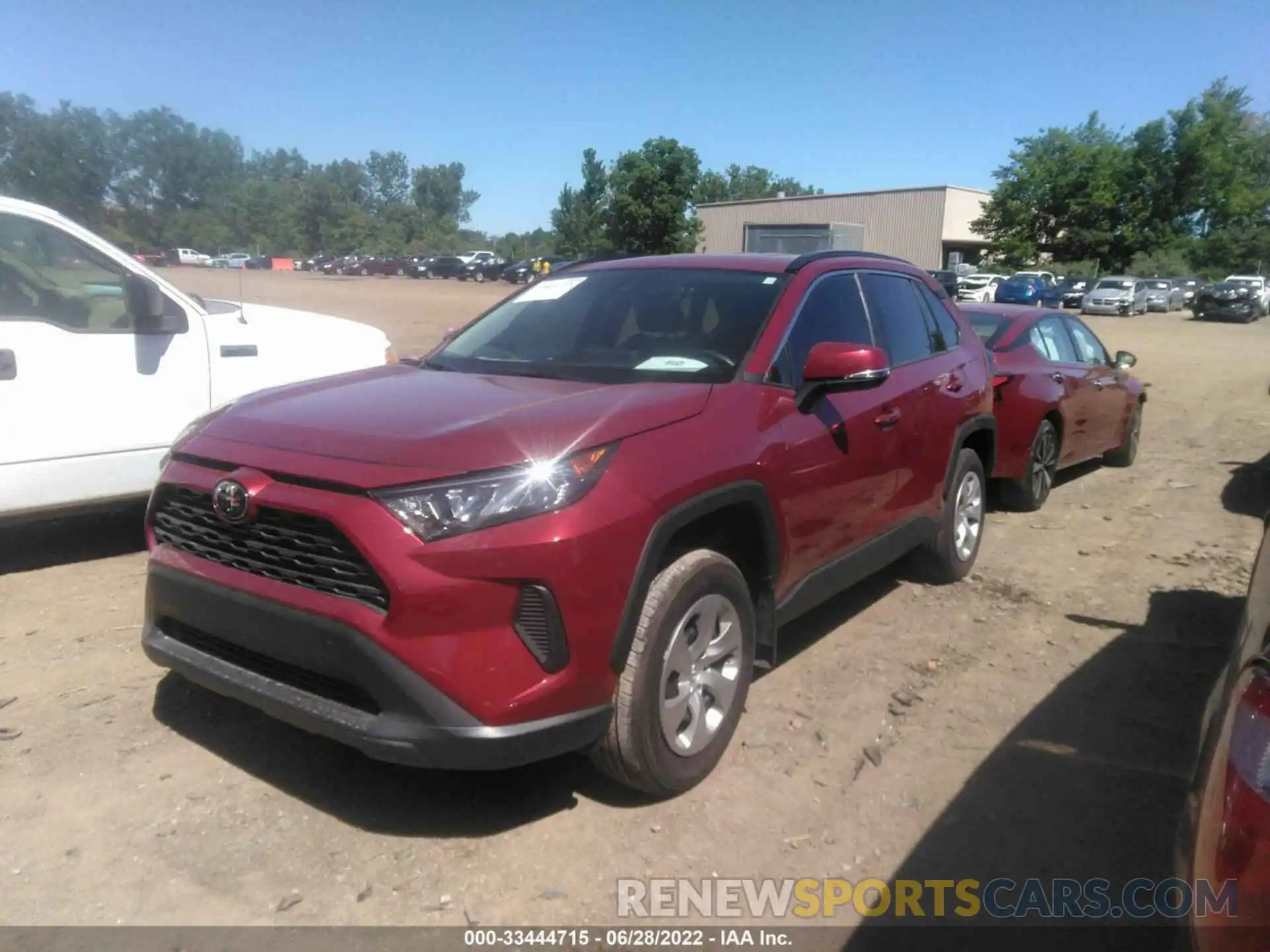 2 Photograph of a damaged car 2T3G1RFV8MW178789 TOYOTA RAV4 2021