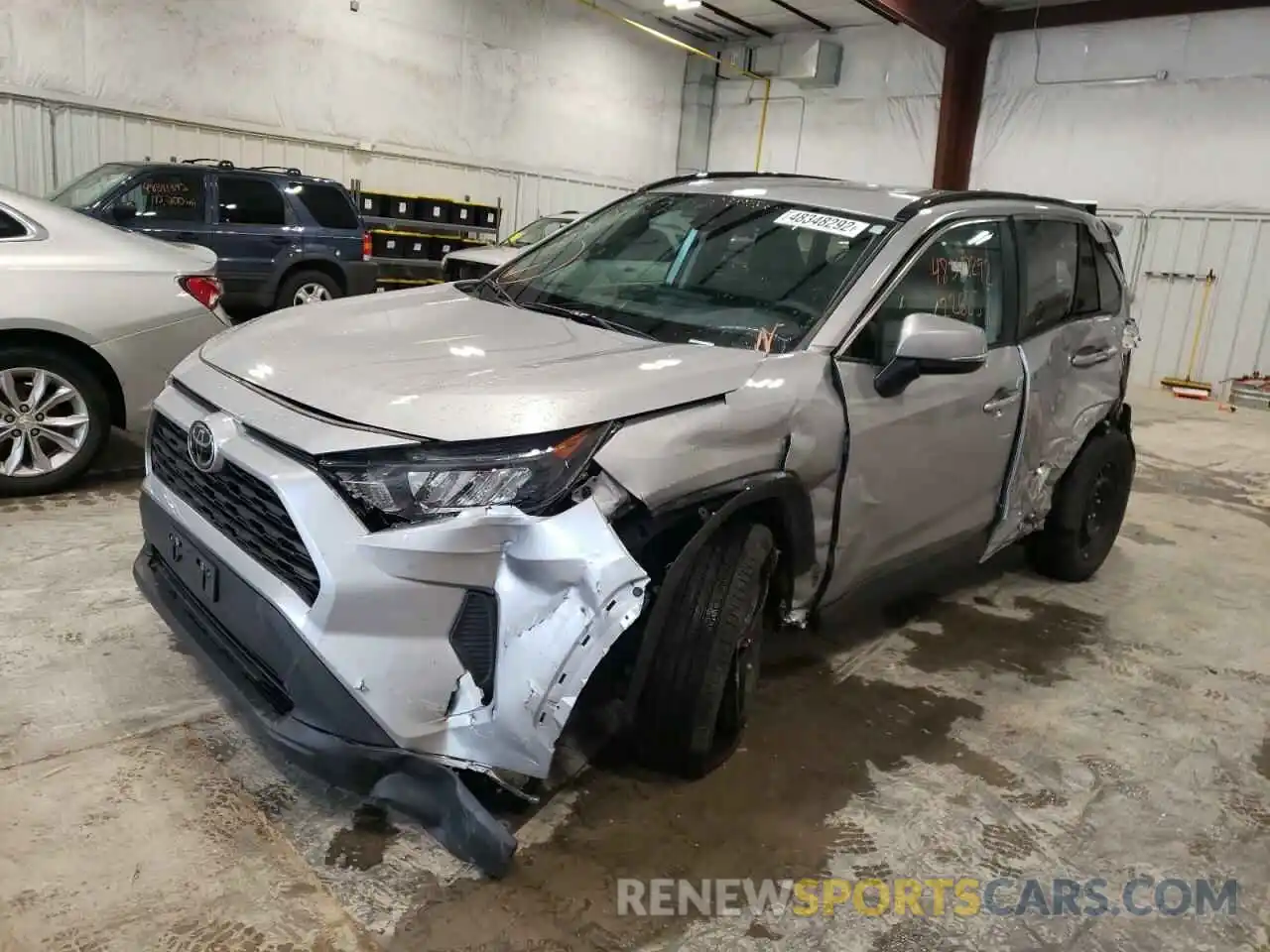 2 Photograph of a damaged car 2T3G1RFV9MC158472 TOYOTA RAV4 2021