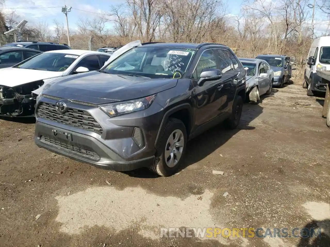 2 Photograph of a damaged car 2T3G1RFV9MC183324 TOYOTA RAV4 2021