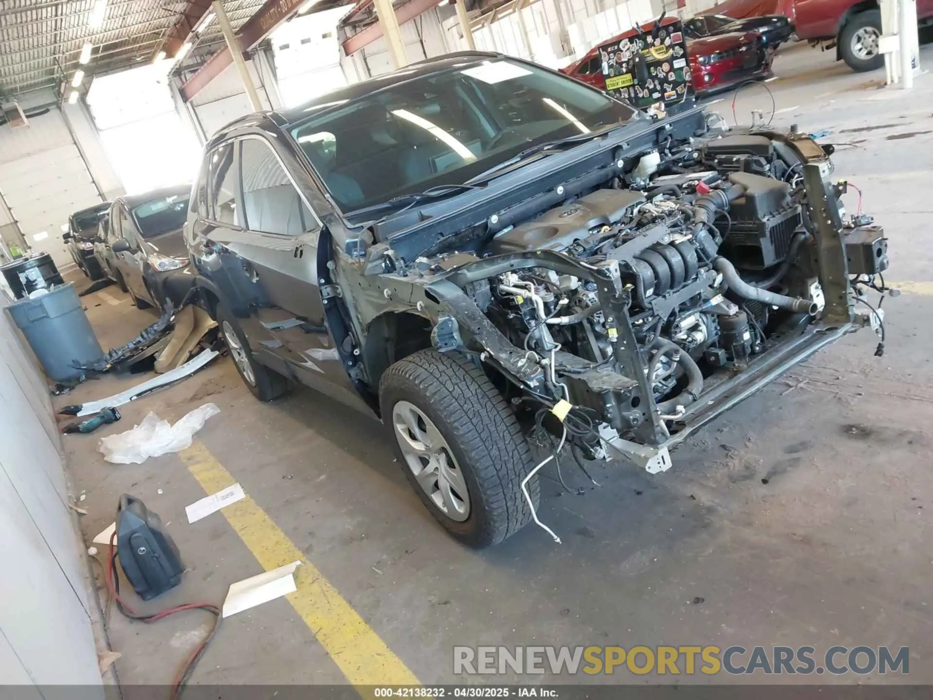 1 Photograph of a damaged car 2T3G1RFV9MC250665 TOYOTA RAV4 2021