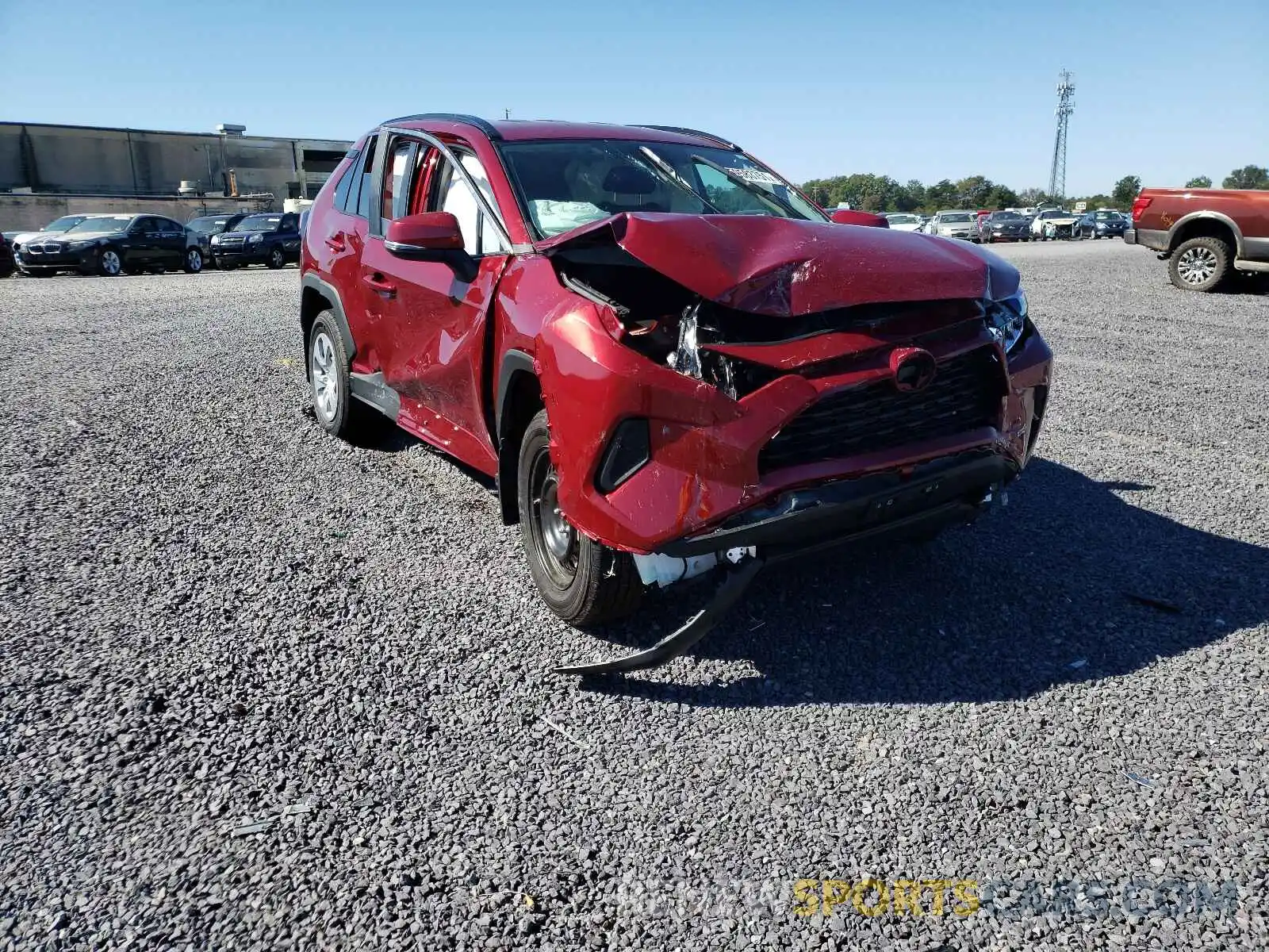 1 Photograph of a damaged car 2T3G1RFVXMW219682 TOYOTA RAV4 2021