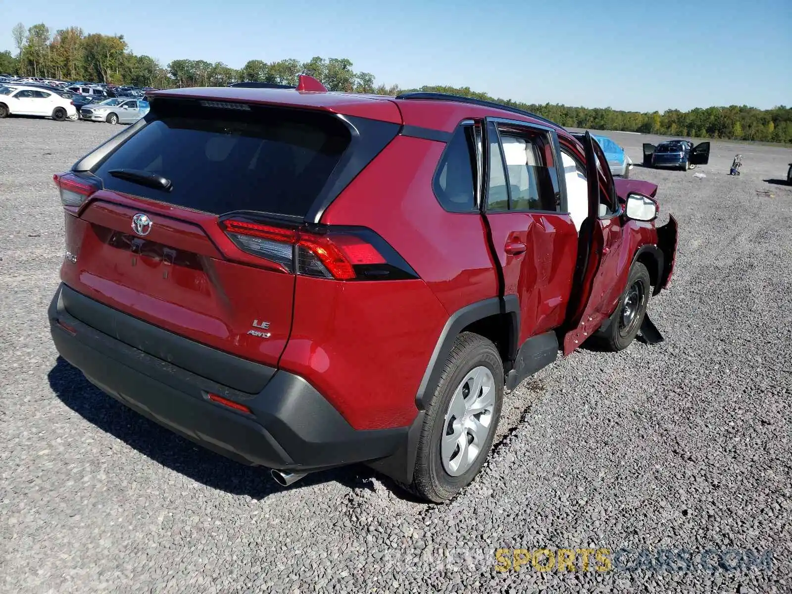 4 Photograph of a damaged car 2T3G1RFVXMW219682 TOYOTA RAV4 2021