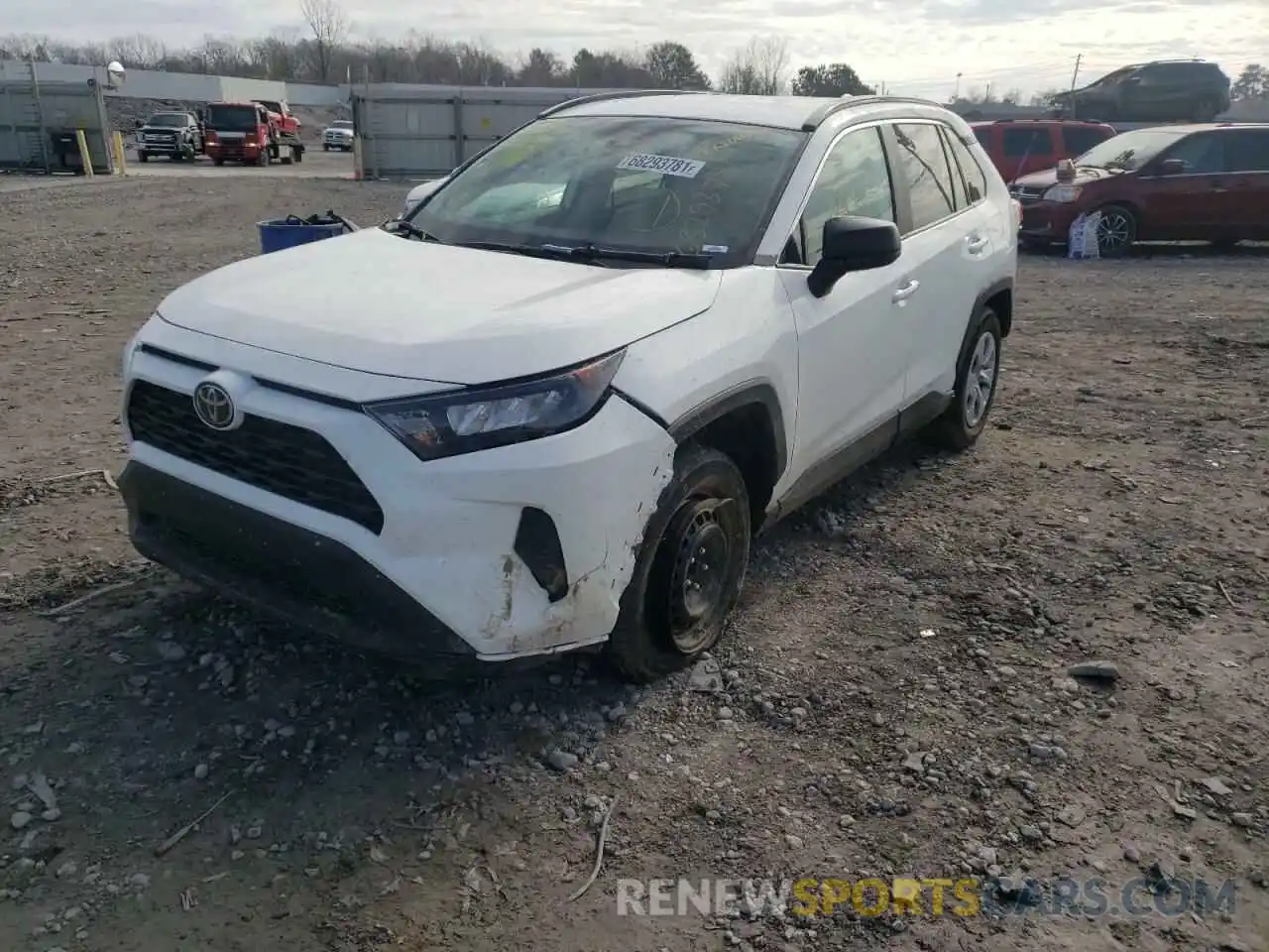 2 Photograph of a damaged car 2T3H1RFV0MC100352 TOYOTA RAV4 2021