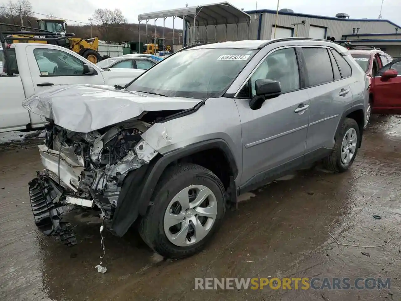 1 Photograph of a damaged car 2T3H1RFV0MC105311 TOYOTA RAV4 2021