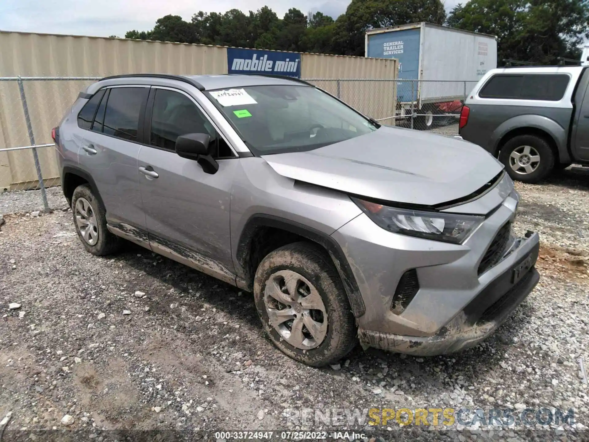 1 Photograph of a damaged car 2T3H1RFV0MC108550 TOYOTA RAV4 2021