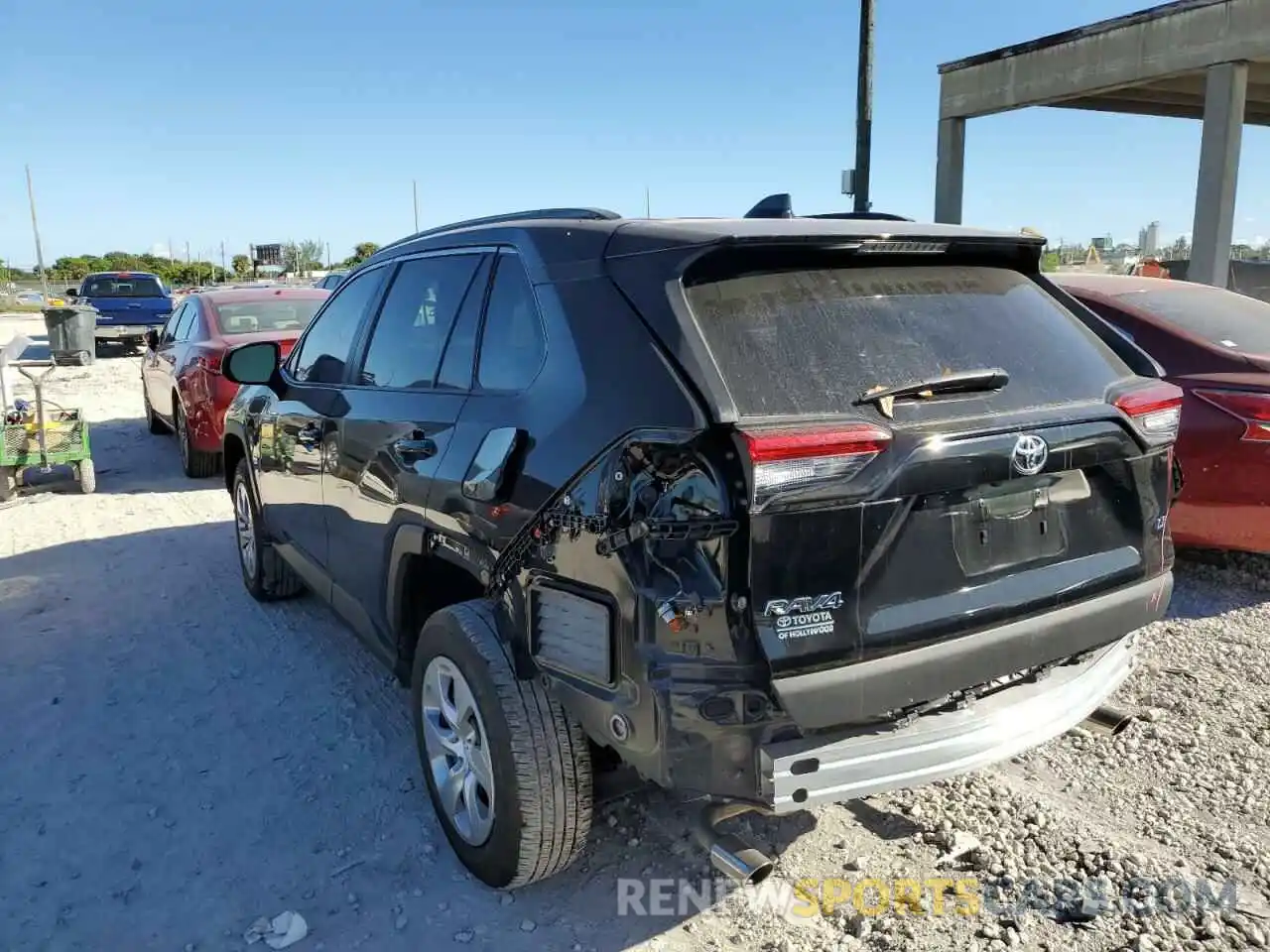 3 Photograph of a damaged car 2T3H1RFV0MC150071 TOYOTA RAV4 2021