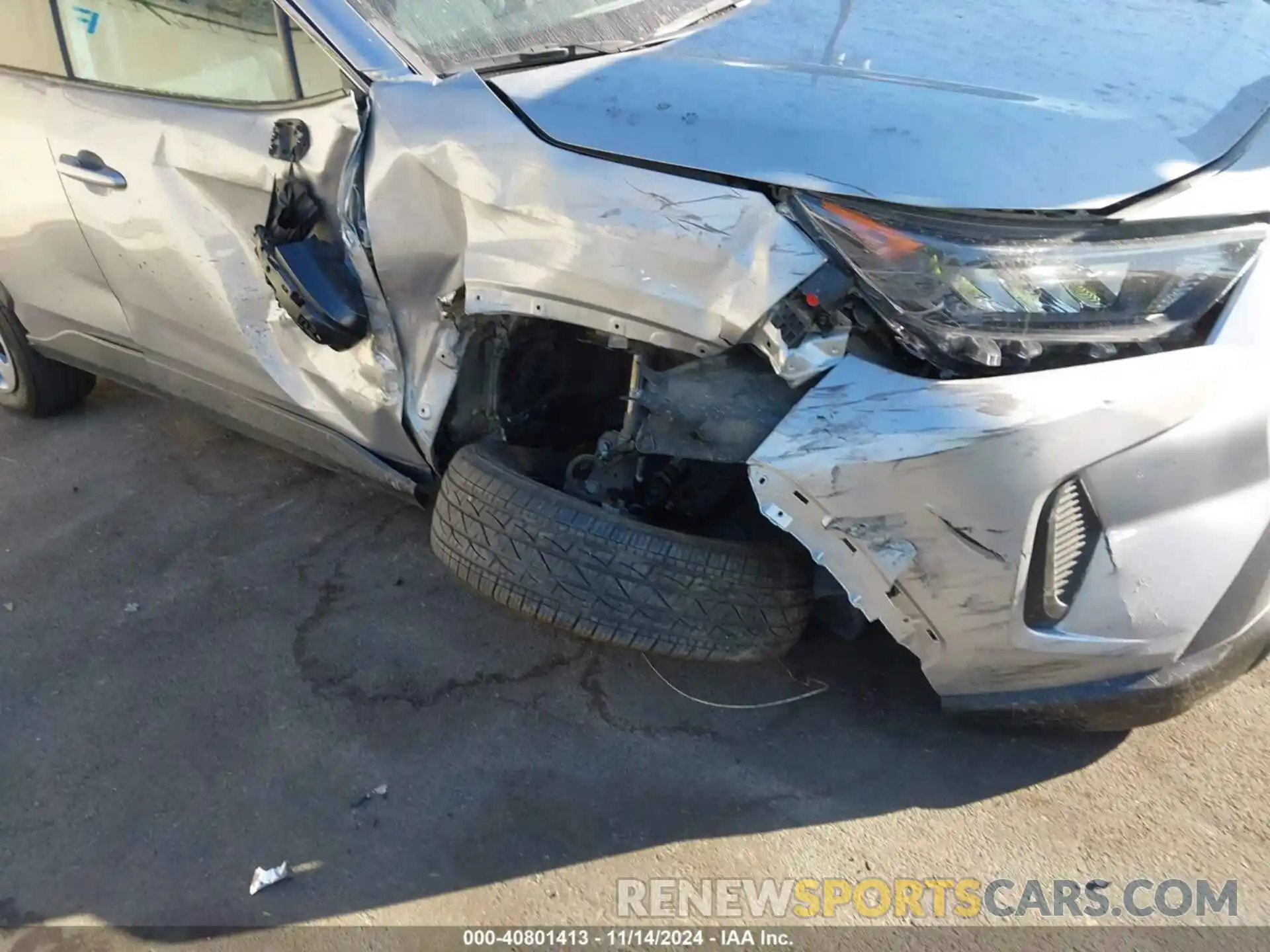 6 Photograph of a damaged car 2T3H1RFV0MW131339 TOYOTA RAV4 2021