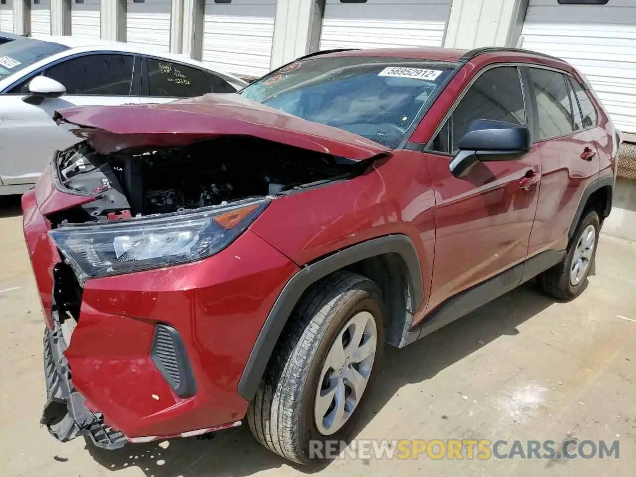 2 Photograph of a damaged car 2T3H1RFV0MW136766 TOYOTA RAV4 2021