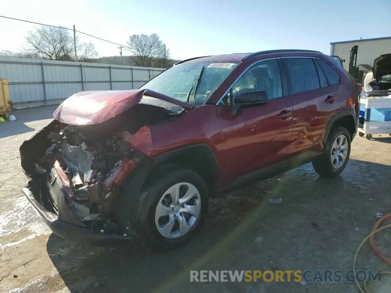 1 Photograph of a damaged car 2T3H1RFV0MW150747 TOYOTA RAV4 2021