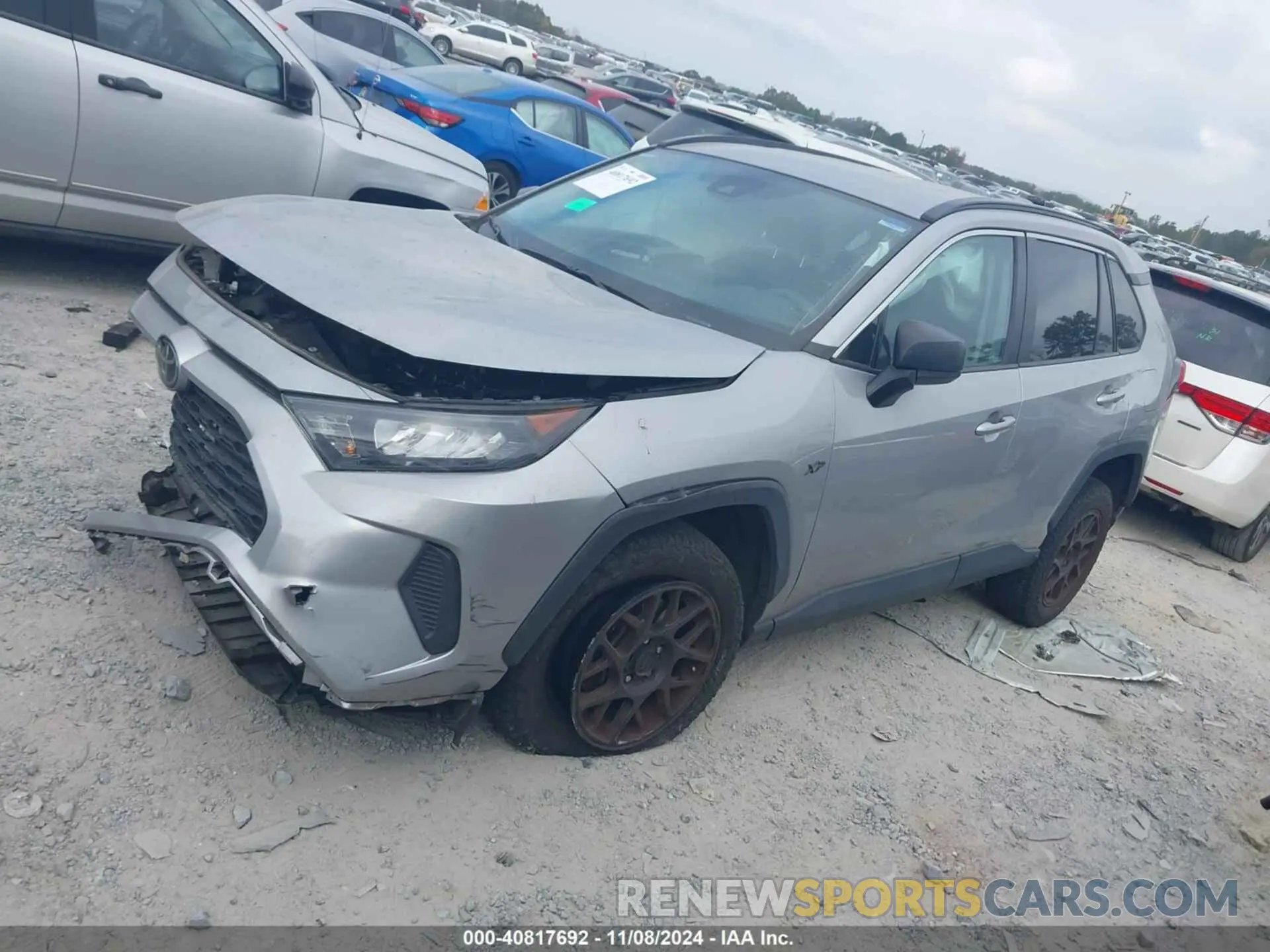 2 Photograph of a damaged car 2T3H1RFV0MW176670 TOYOTA RAV4 2021