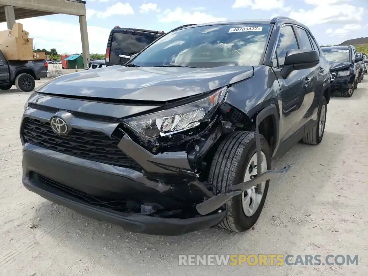 2 Photograph of a damaged car 2T3H1RFV1MC103969 TOYOTA RAV4 2021