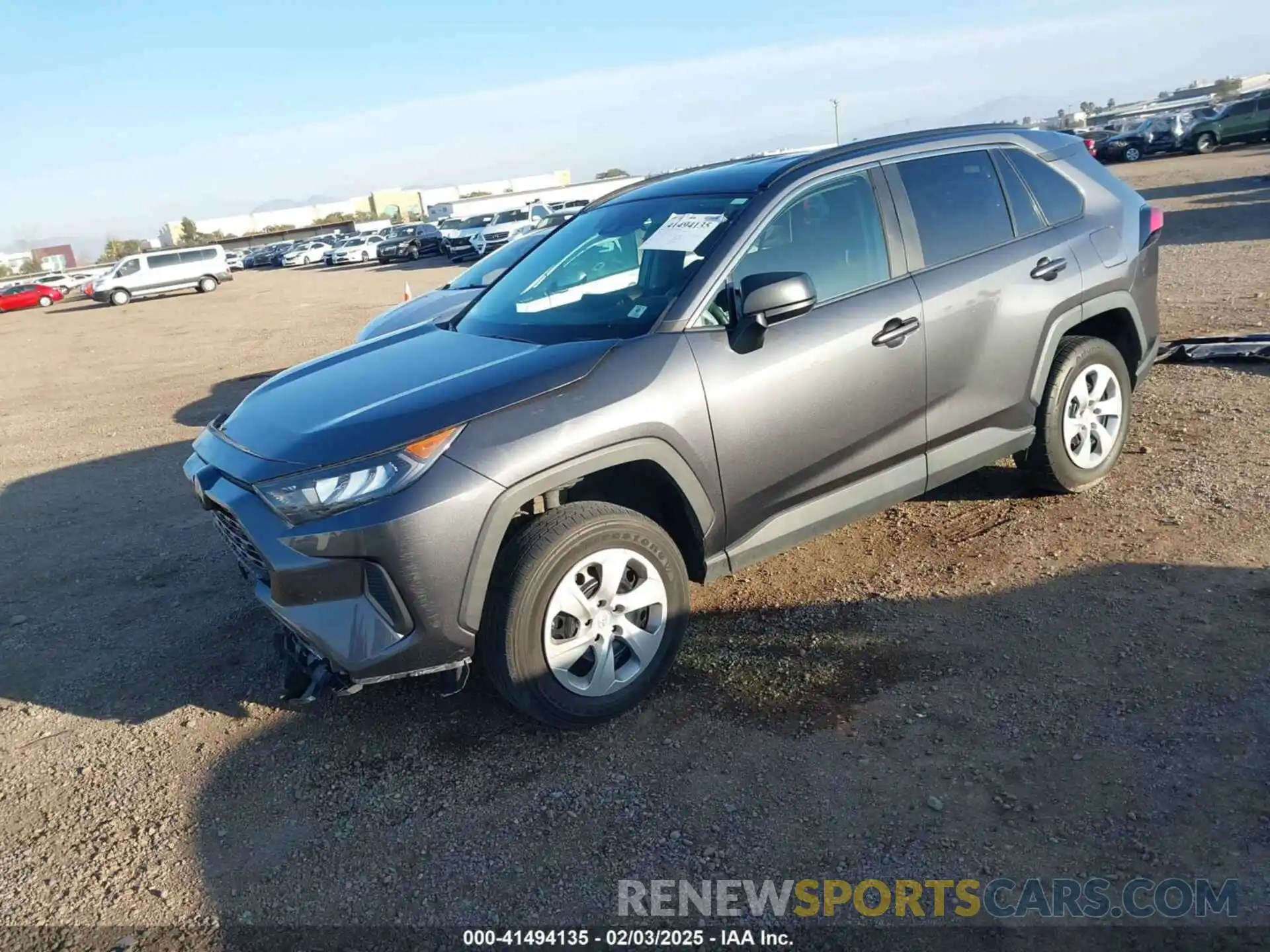 2 Photograph of a damaged car 2T3H1RFV1MC105320 TOYOTA RAV4 2021