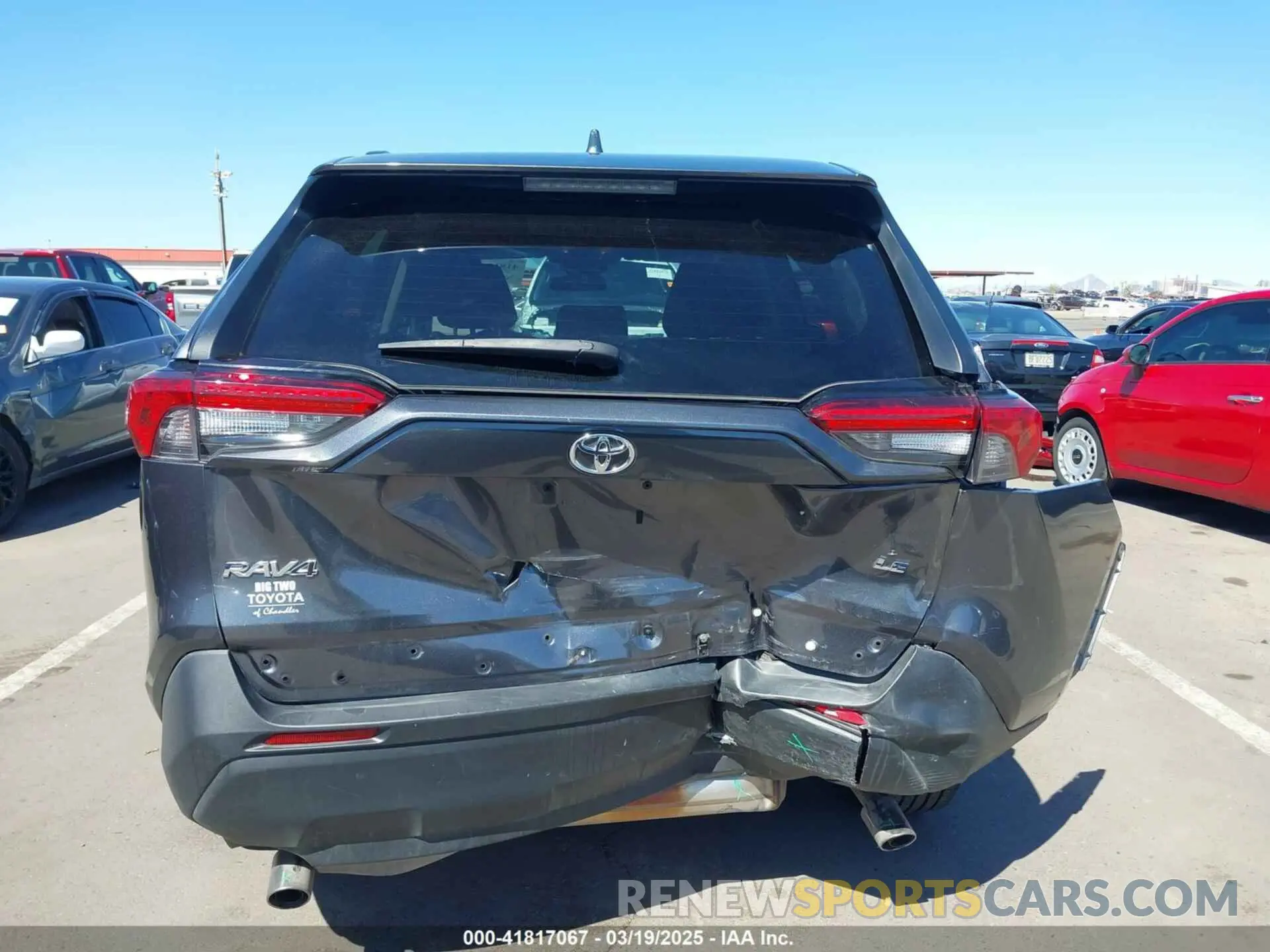 6 Photograph of a damaged car 2T3H1RFV1MC109898 TOYOTA RAV4 2021