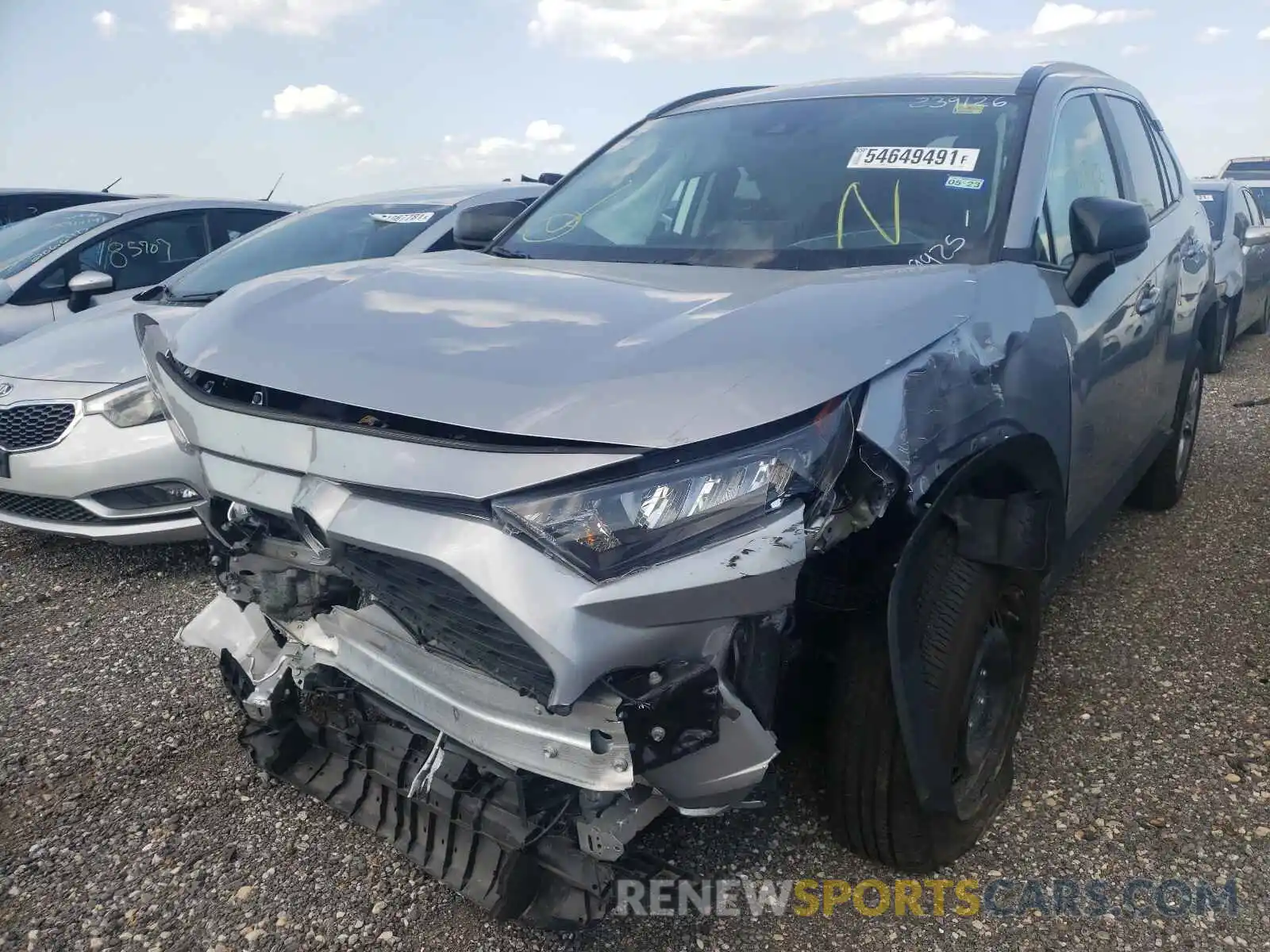 2 Photograph of a damaged car 2T3H1RFV1MC129925 TOYOTA RAV4 2021