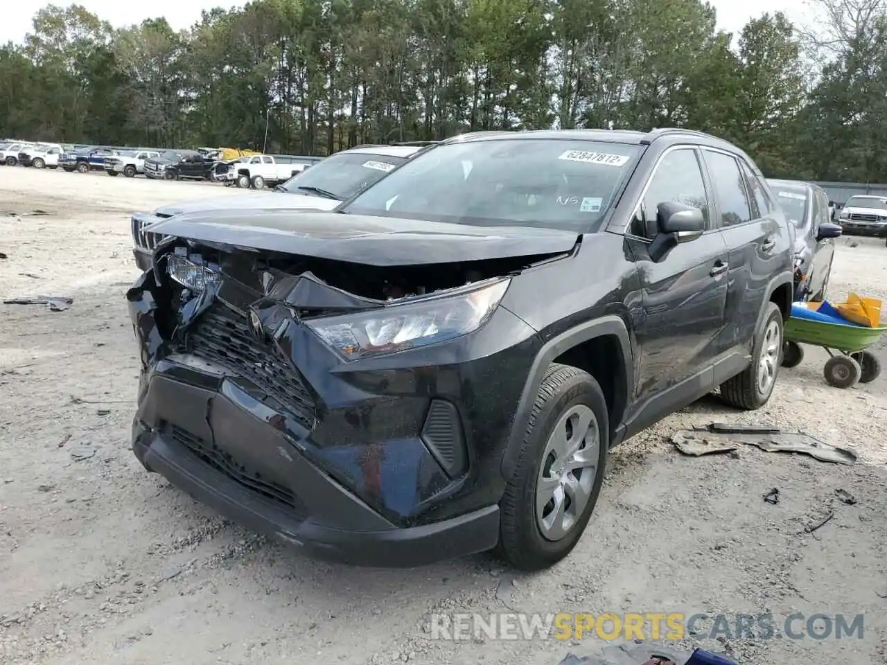 2 Photograph of a damaged car 2T3H1RFV1MC138236 TOYOTA RAV4 2021