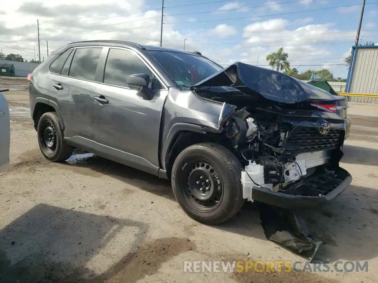 4 Photograph of a damaged car 2T3H1RFV1MC149737 TOYOTA RAV4 2021