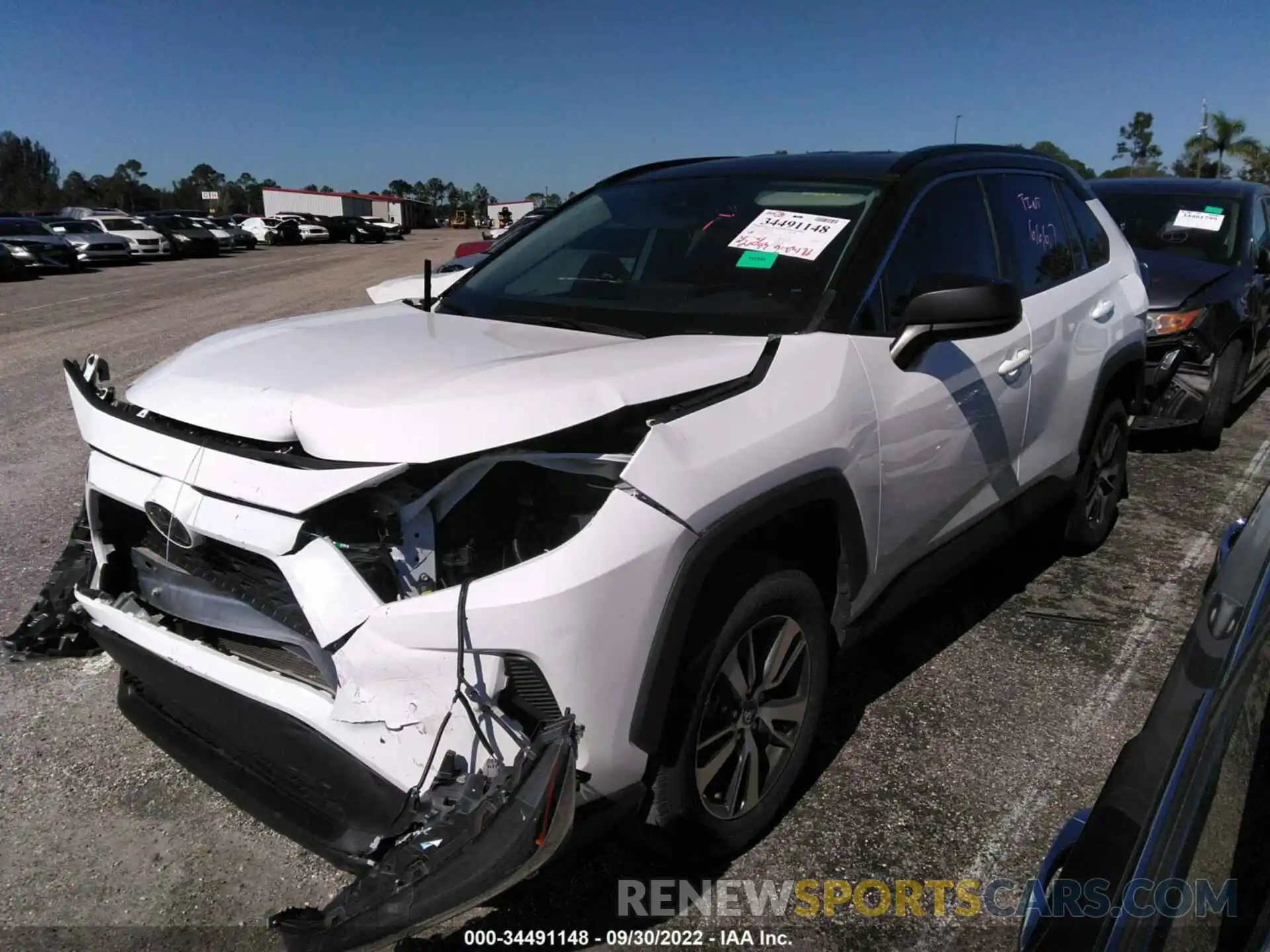 2 Photograph of a damaged car 2T3H1RFV1MC151715 TOYOTA RAV4 2021