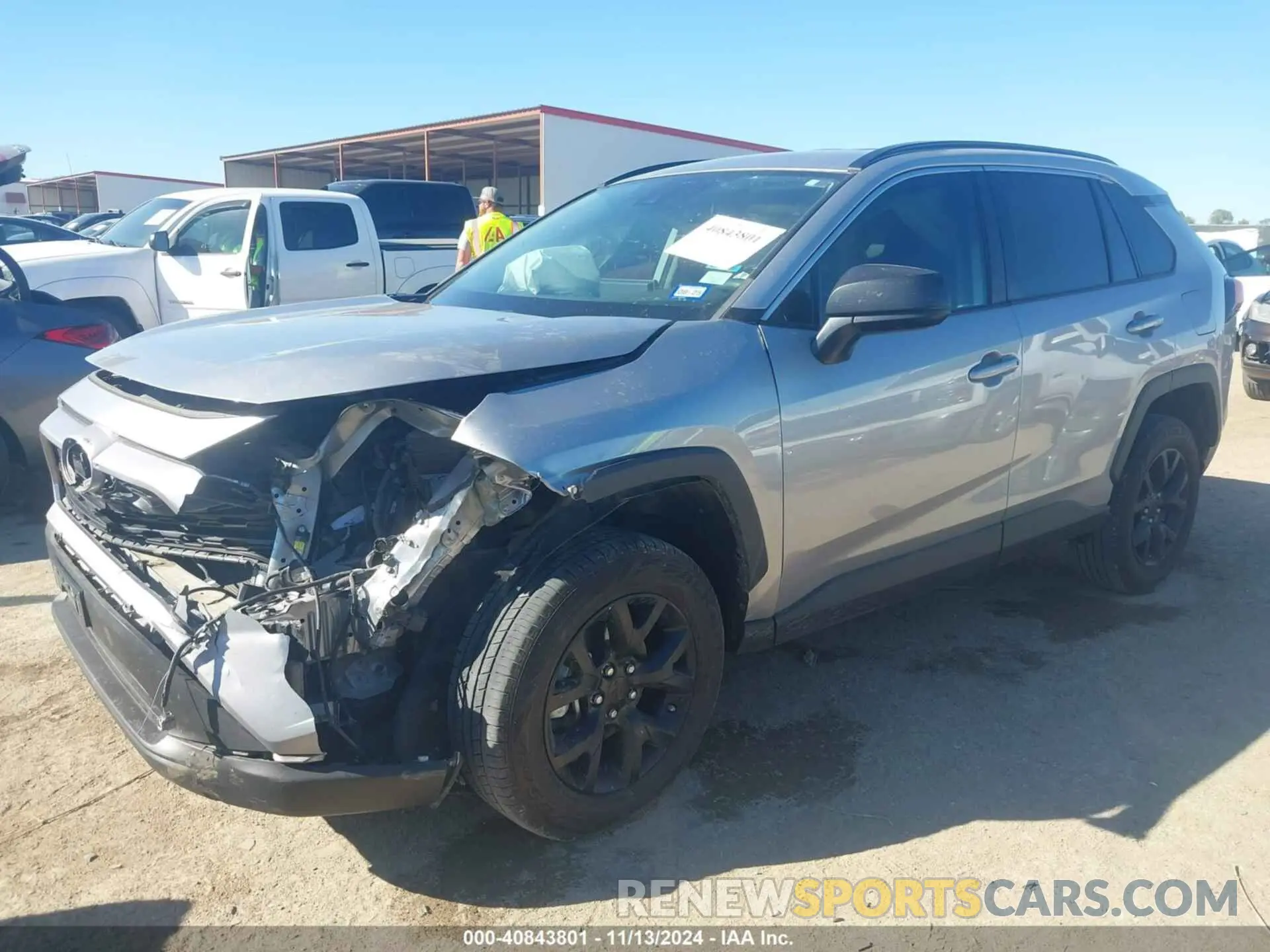 2 Photograph of a damaged car 2T3H1RFV1MC159006 TOYOTA RAV4 2021