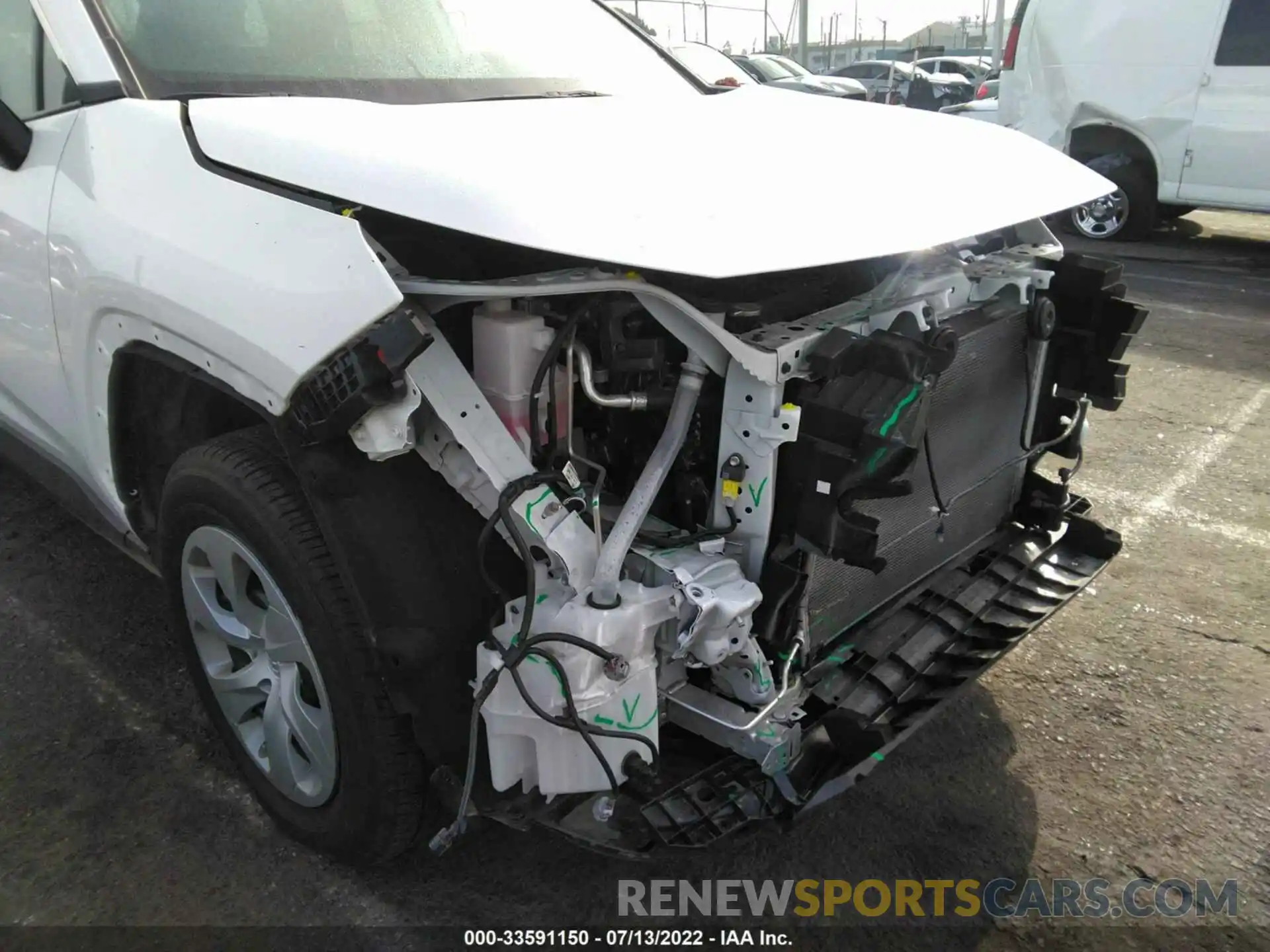 6 Photograph of a damaged car 2T3H1RFV1MC167137 TOYOTA RAV4 2021