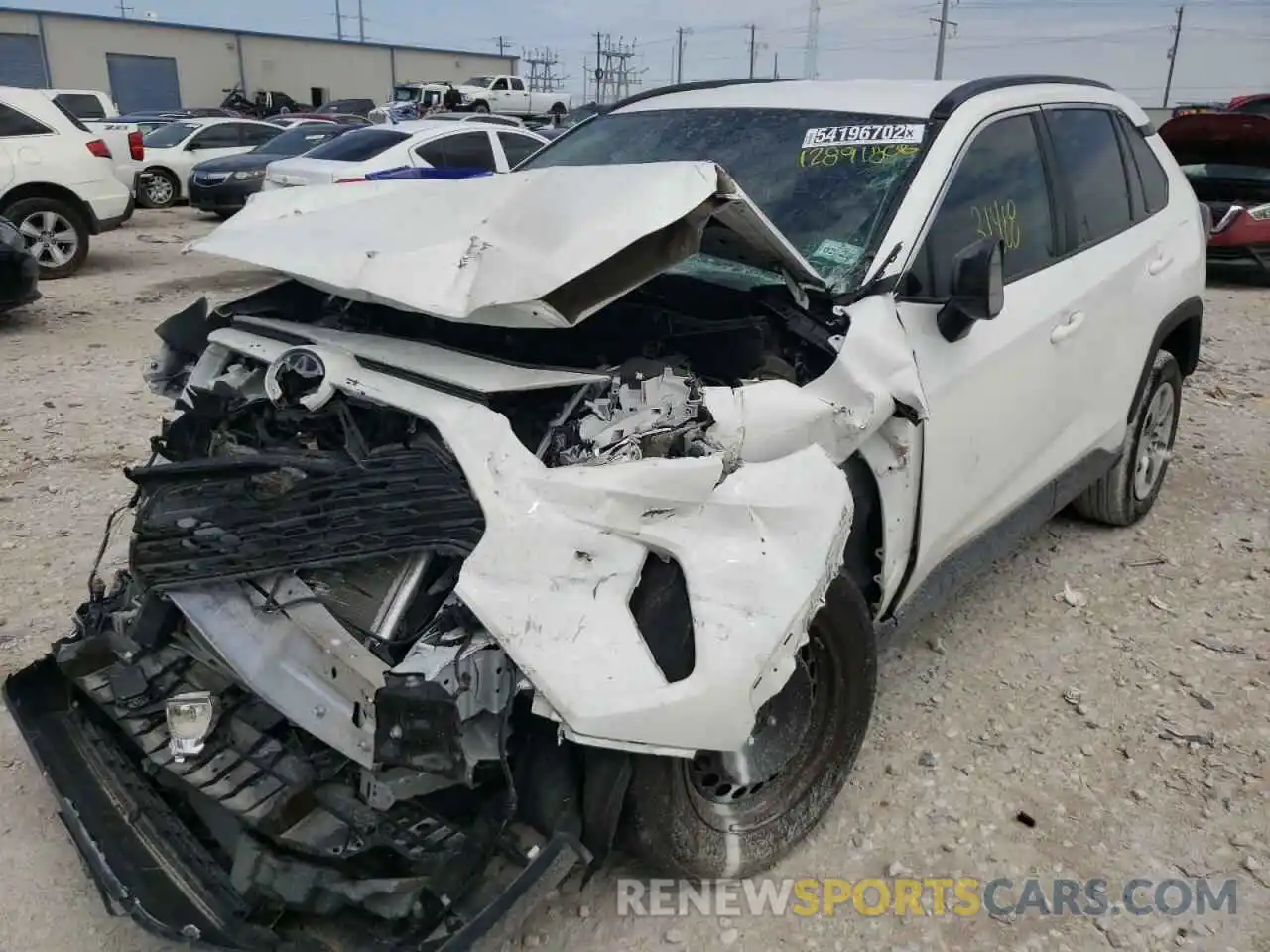 2 Photograph of a damaged car 2T3H1RFV1MW128918 TOYOTA RAV4 2021