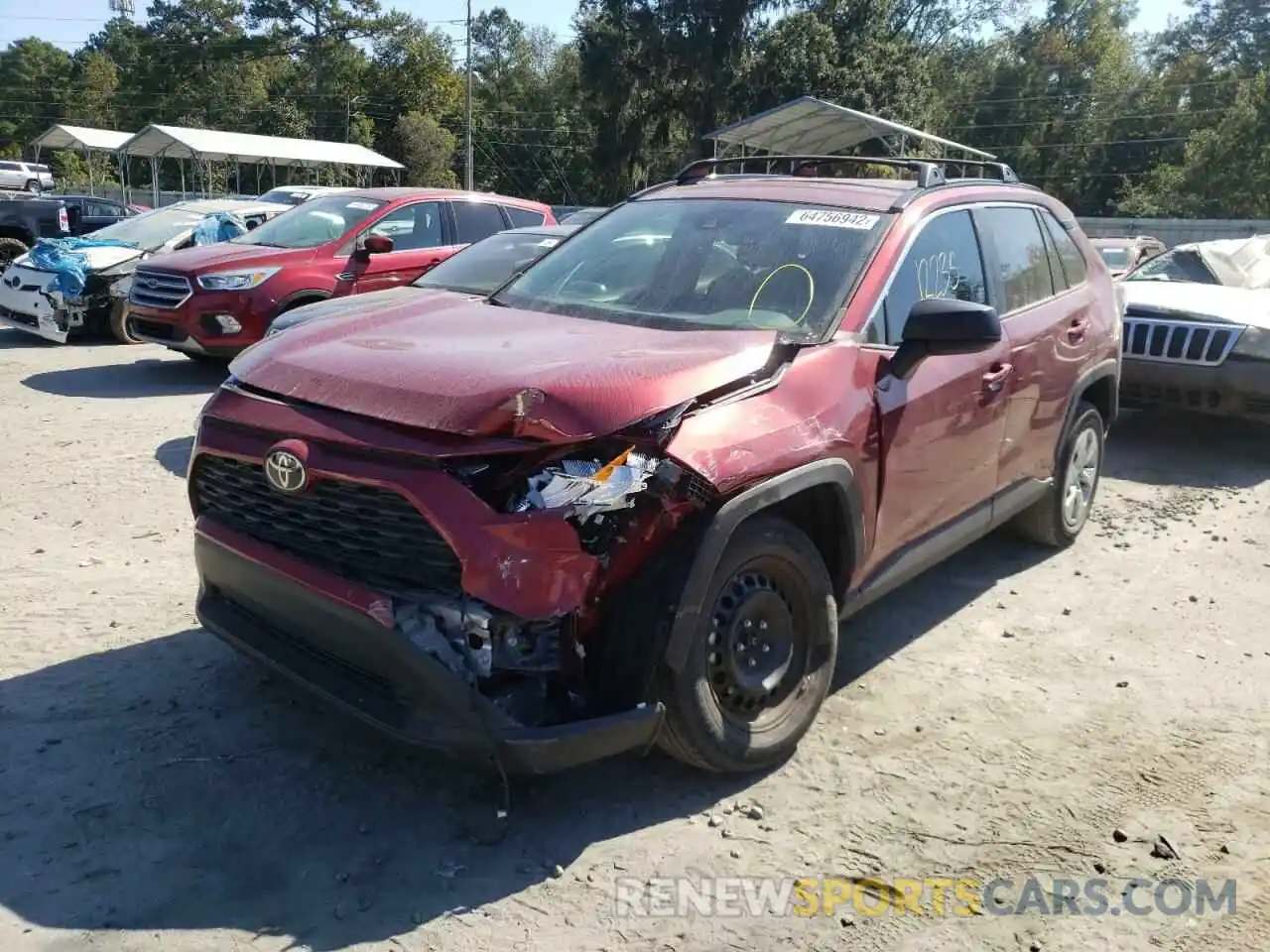 9 Photograph of a damaged car 2T3H1RFV1MW135934 TOYOTA RAV4 2021