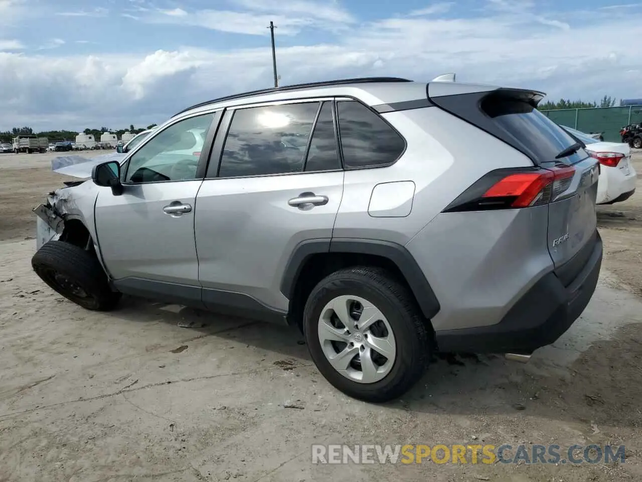2 Photograph of a damaged car 2T3H1RFV1MW135979 TOYOTA RAV4 2021