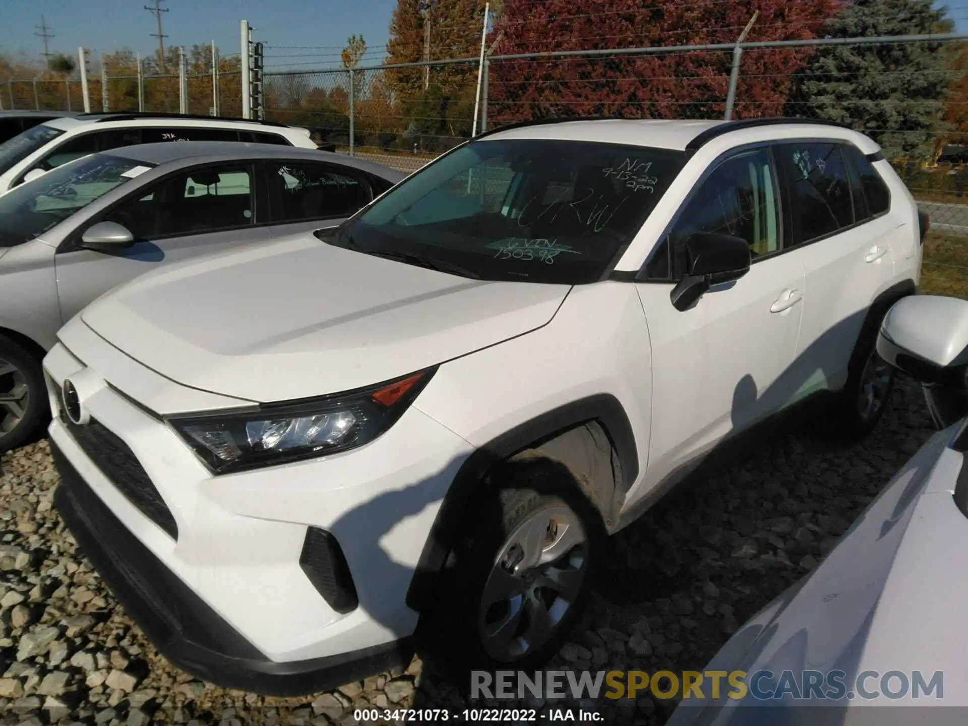 2 Photograph of a damaged car 2T3H1RFV1MW150398 TOYOTA RAV4 2021