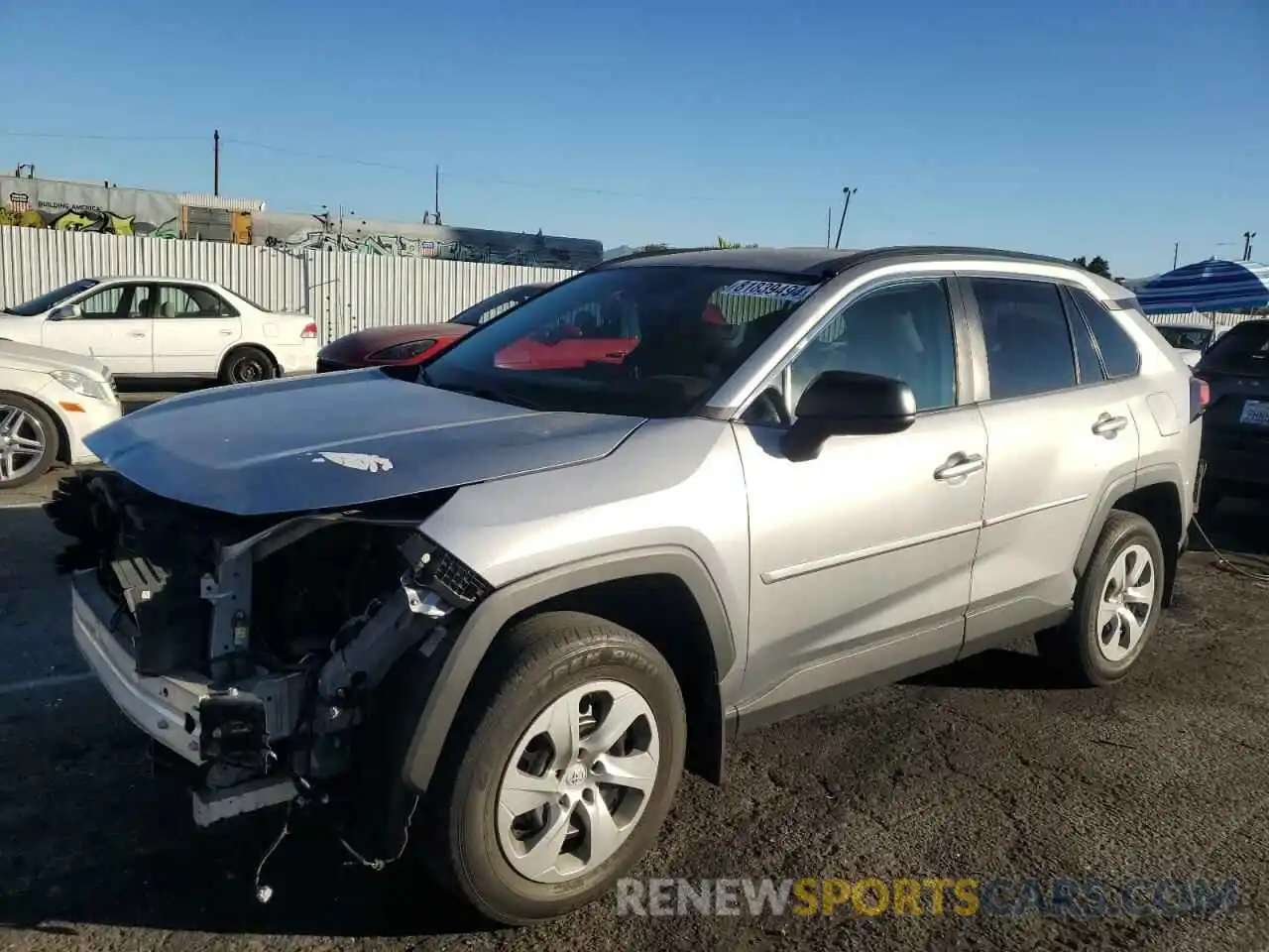 1 Photograph of a damaged car 2T3H1RFV2MC106105 TOYOTA RAV4 2021